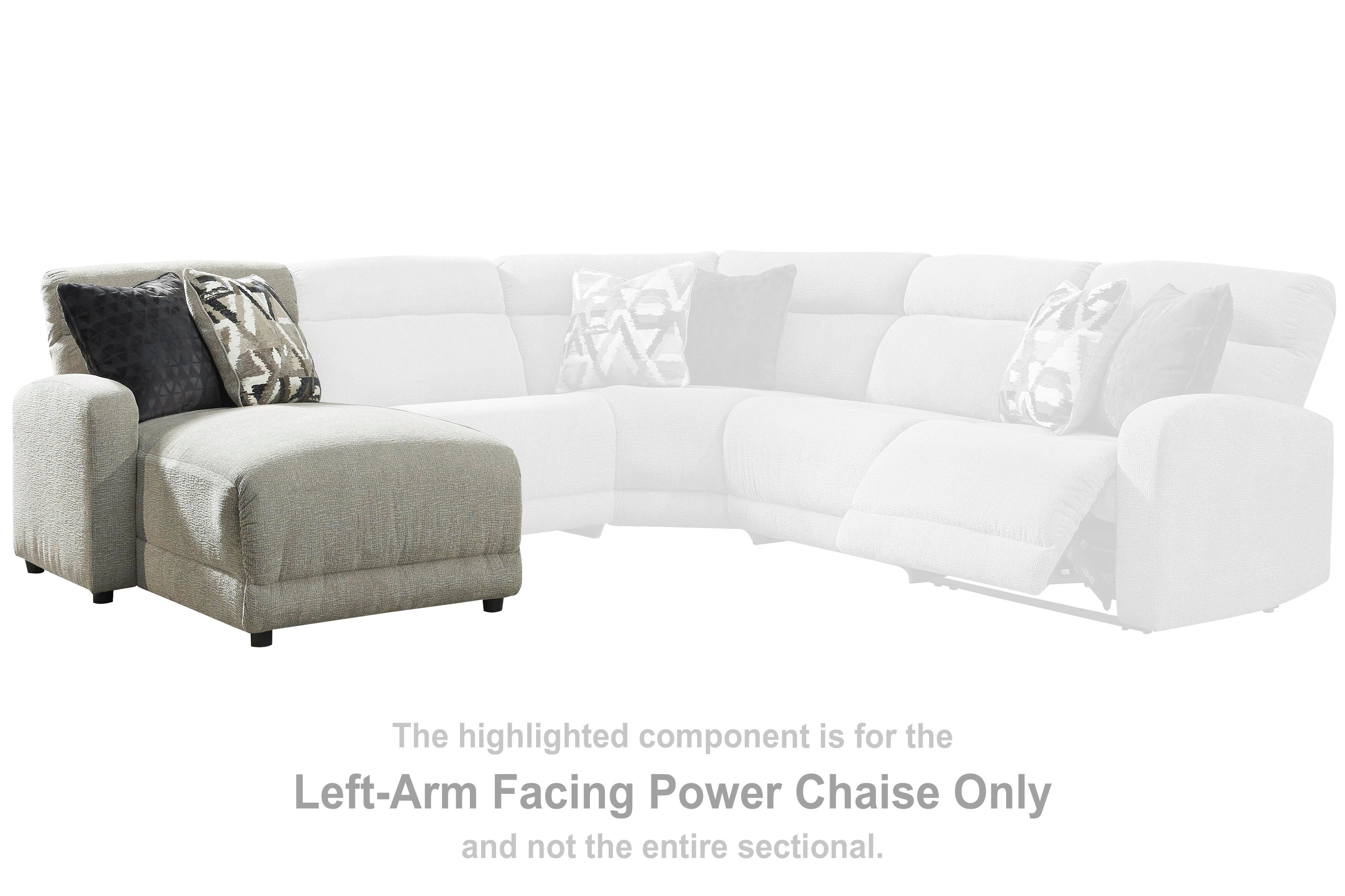 Chaise reclinable eléctrica Colleyville con respaldo y brazo izquierdo - image 2