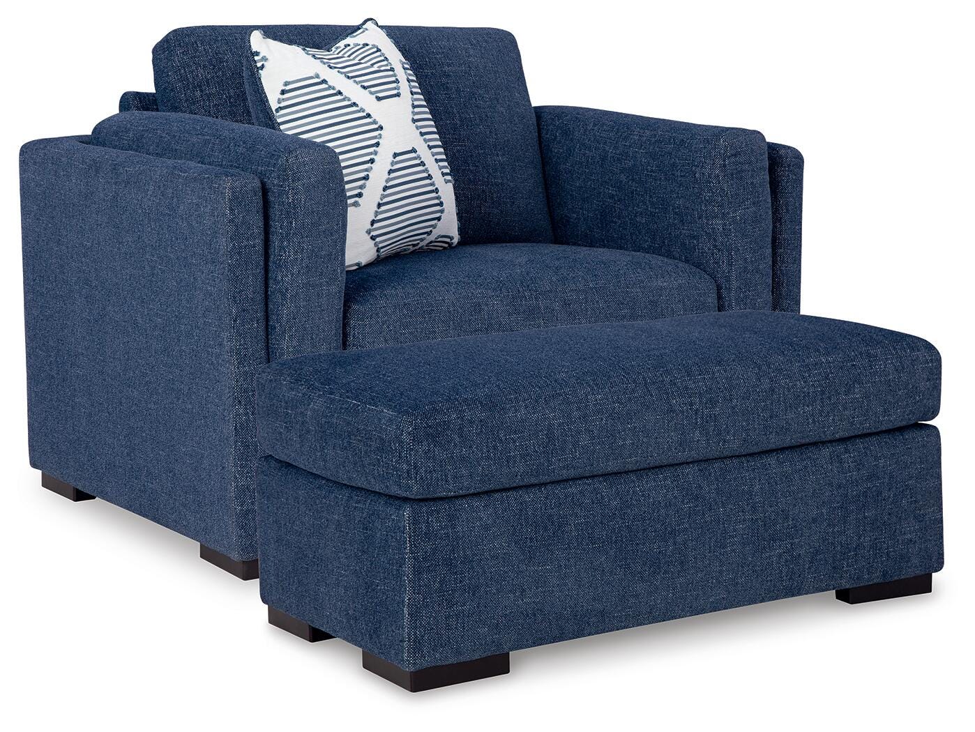 Sillón y otomana grandes Evansley - image 1