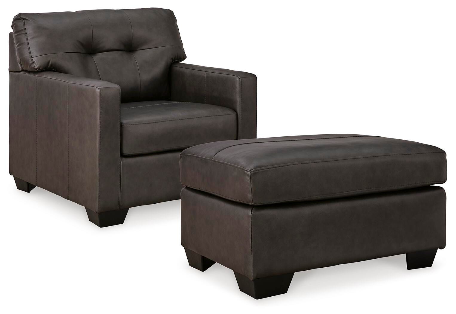 Belziani Oversized Chair and Ottoman - image 2