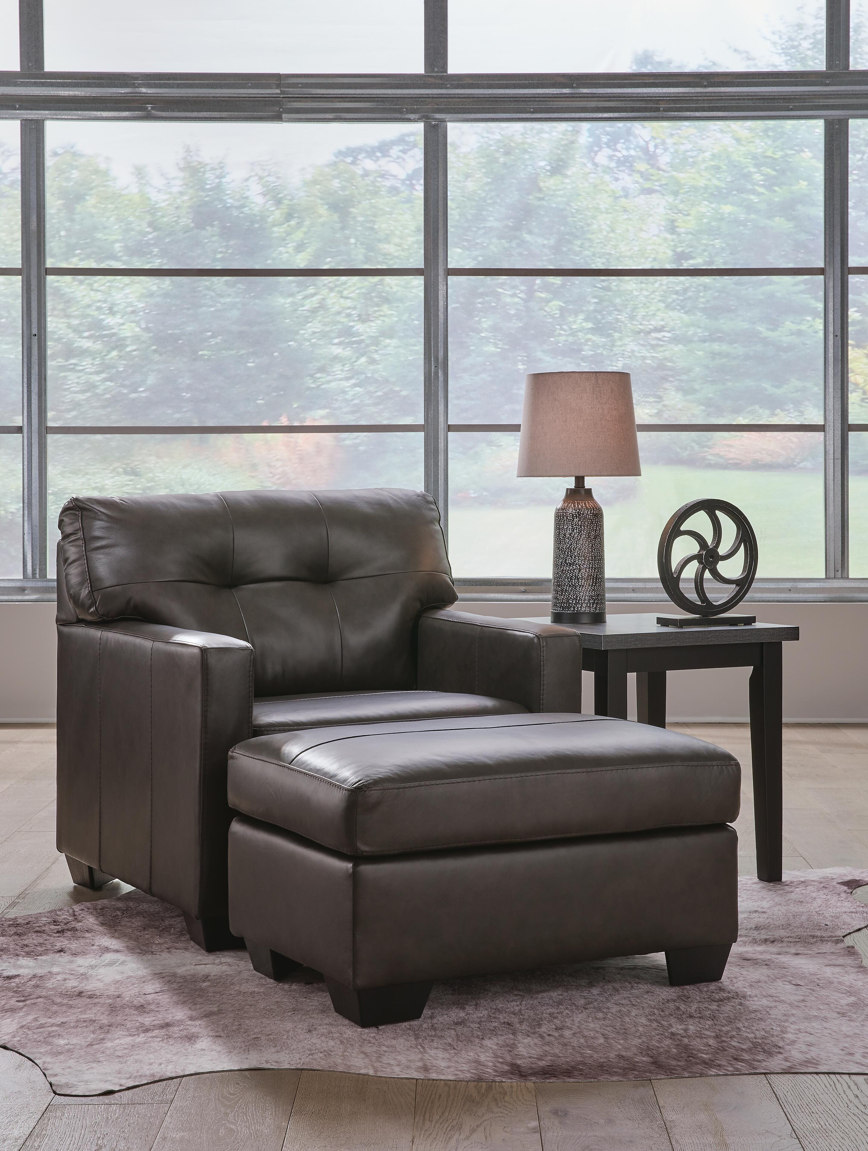 Belziani Oversized Chair and Ottoman - image 1