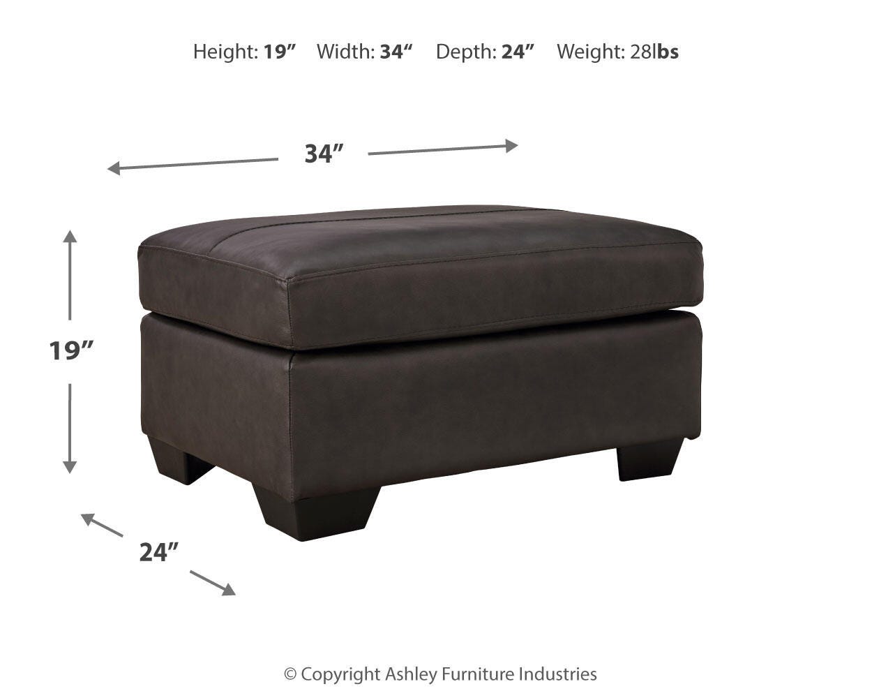 Belziani Oversized Chair and Ottoman - image 11