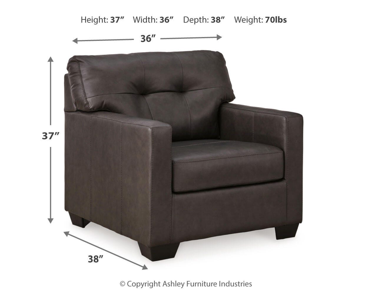Belziani Oversized Chair and Ottoman - image 12