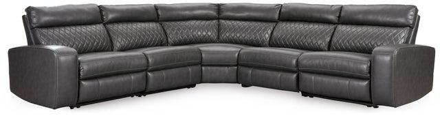 Samperstone 5-Piece Power Reclining Modular Sectional