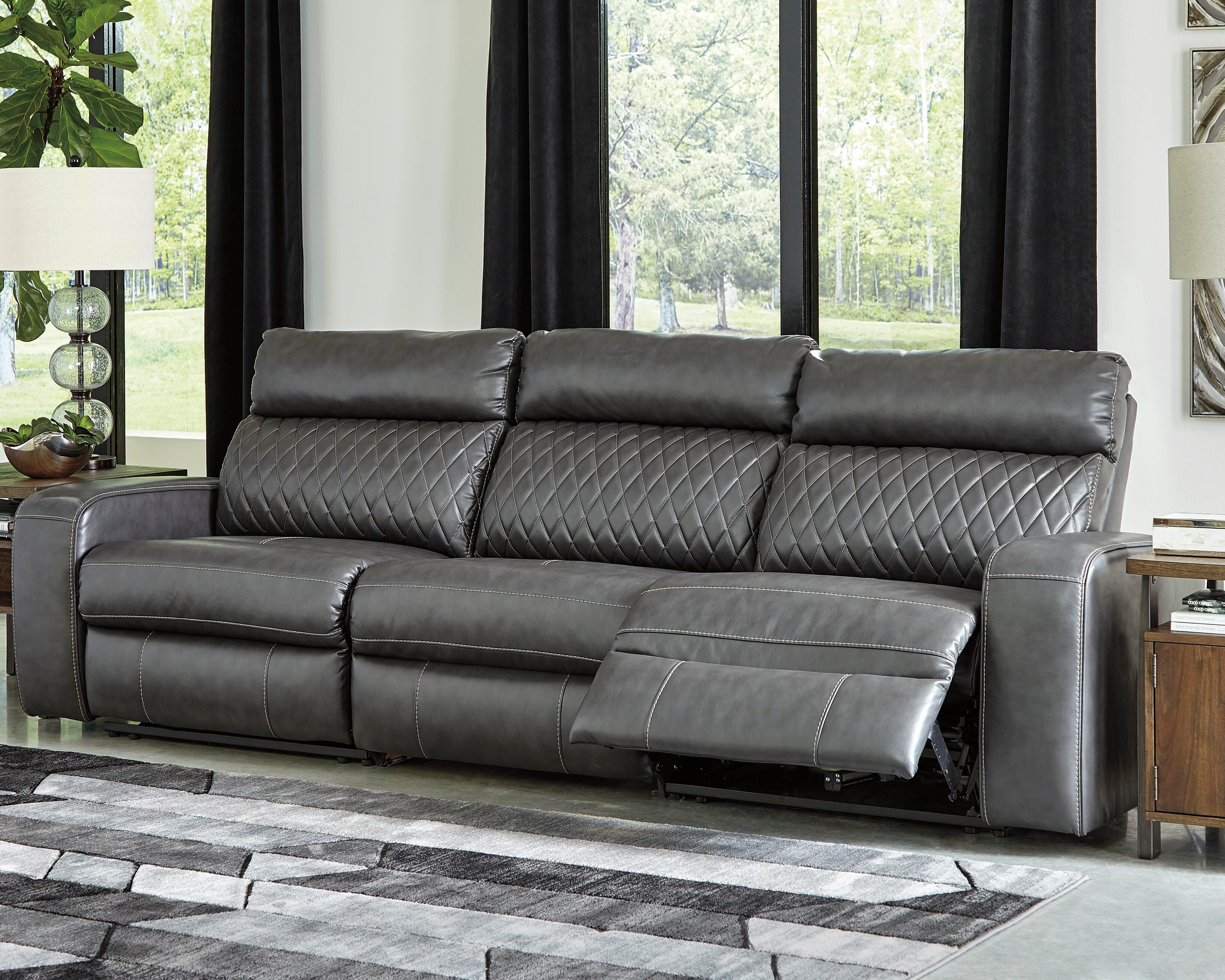 Samperstone 3-Piece Power Reclining Sectional Sofa, , rollover