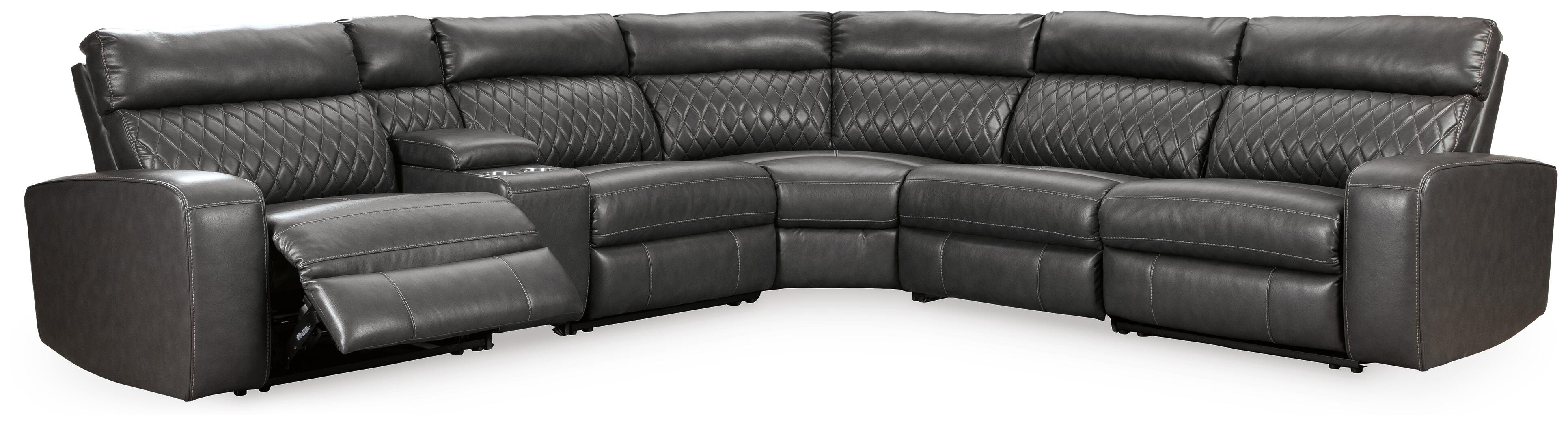 Samperstone 6-Piece Power Reclining Sectional, , large