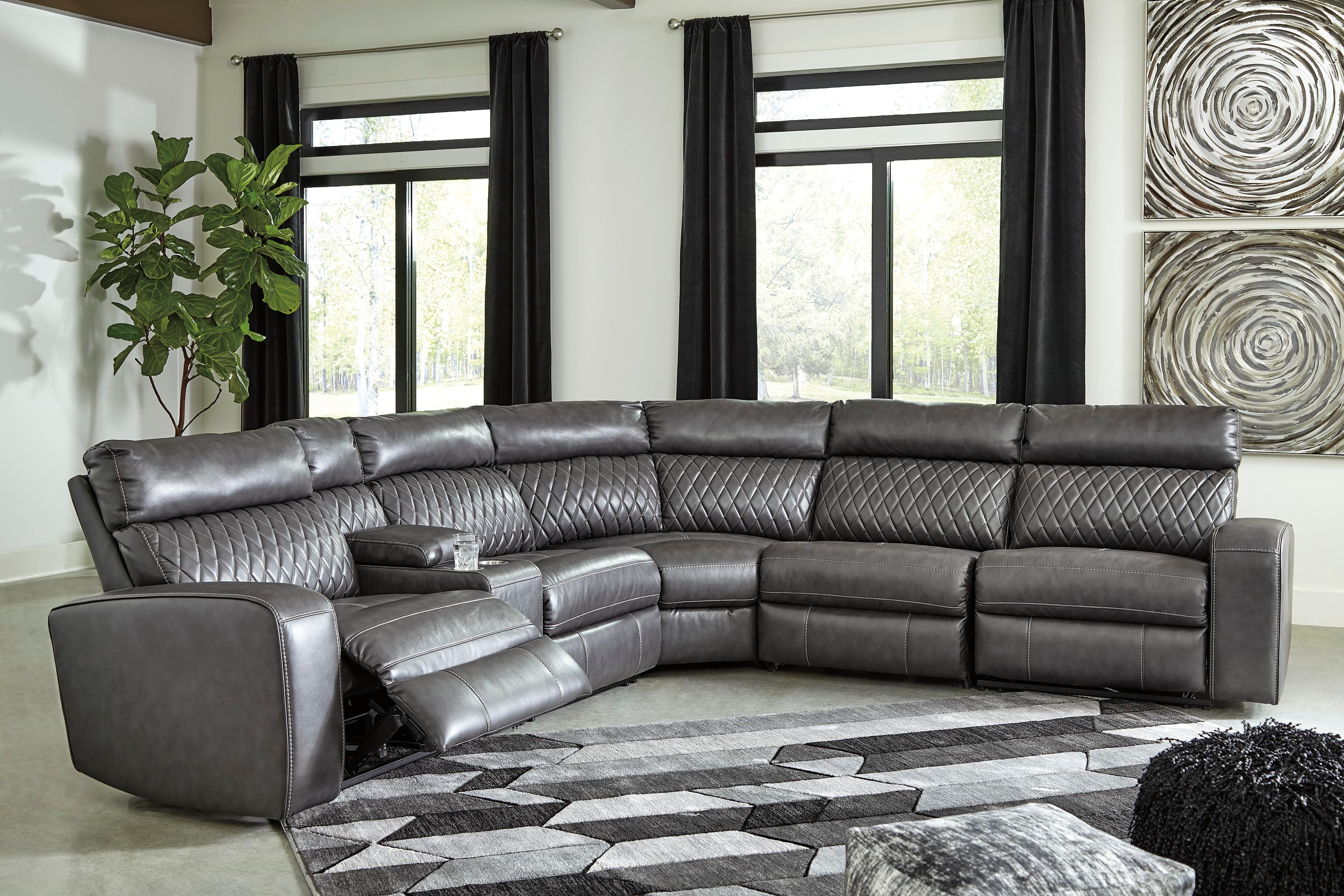 Samperstone 6-Piece Power Reclining Sectional - image 1