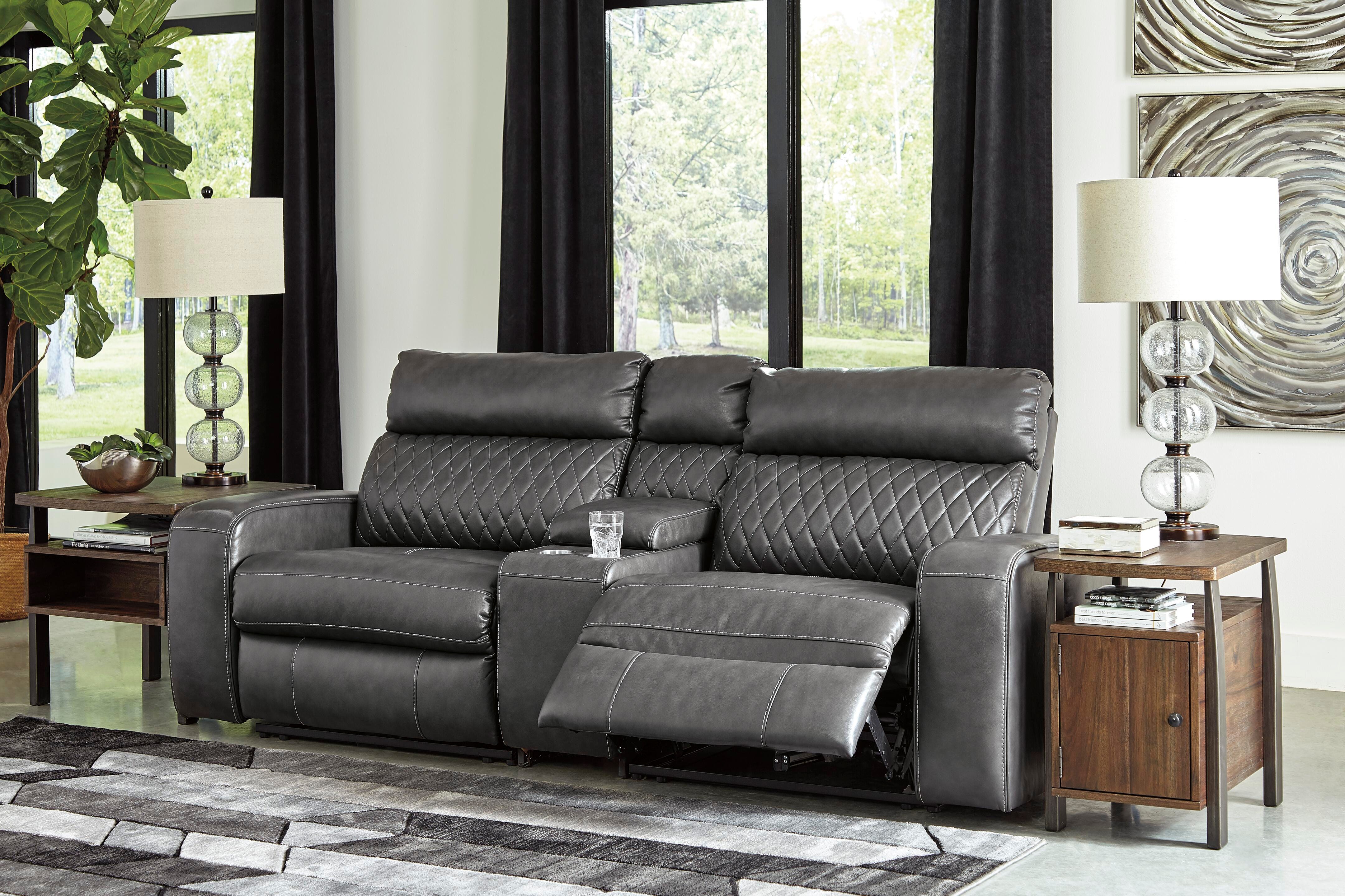 Samperstone 3-Piece Power Reclining Sectional Loveseat - image 1