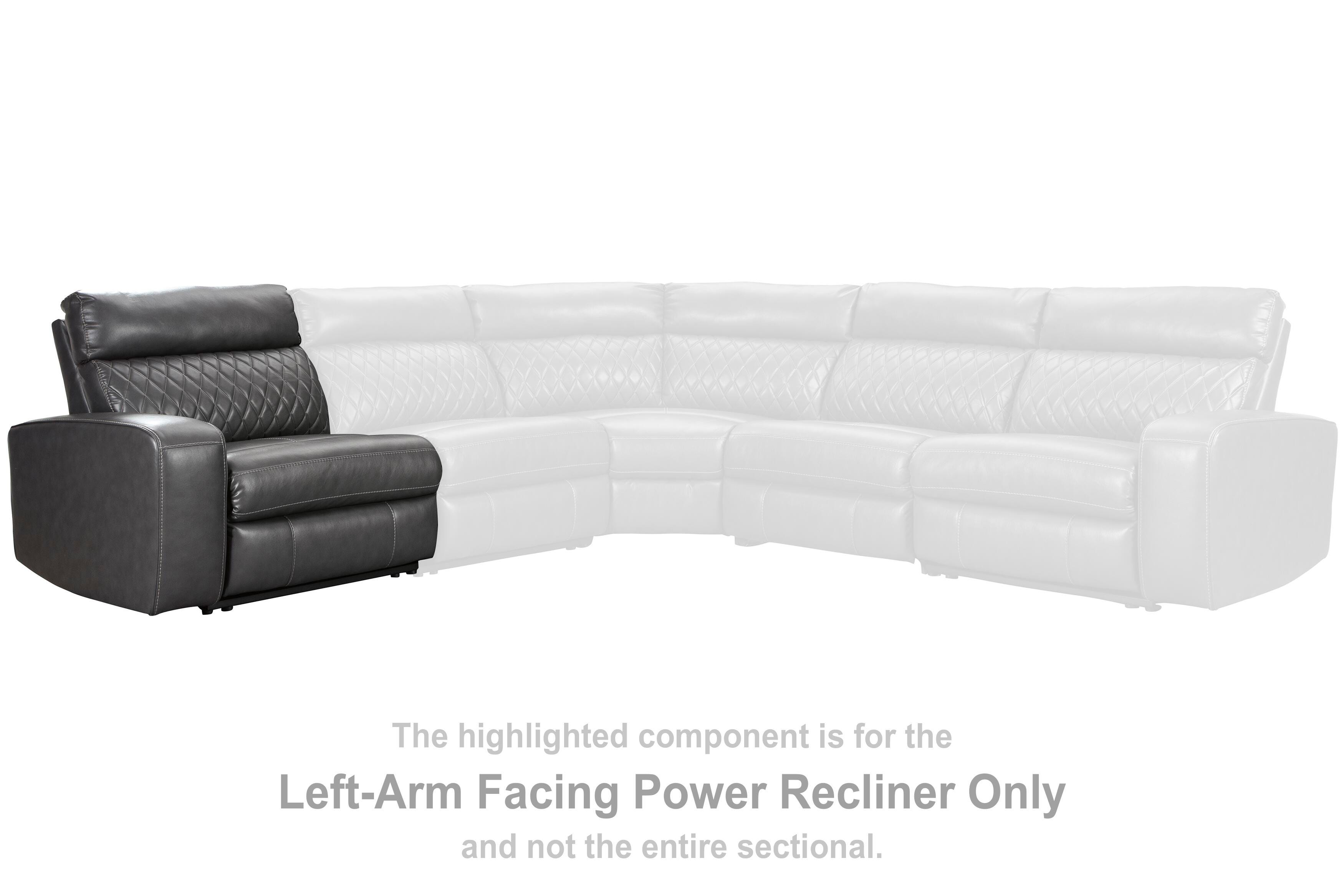Sillón reclinable eléctrico de brazo izquierdo Samperstone - image 2