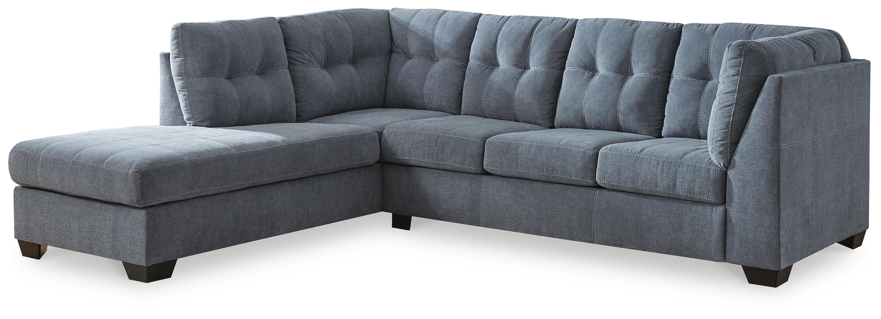 Marleton 2-Piece Sectional with Chaise, Denim, large