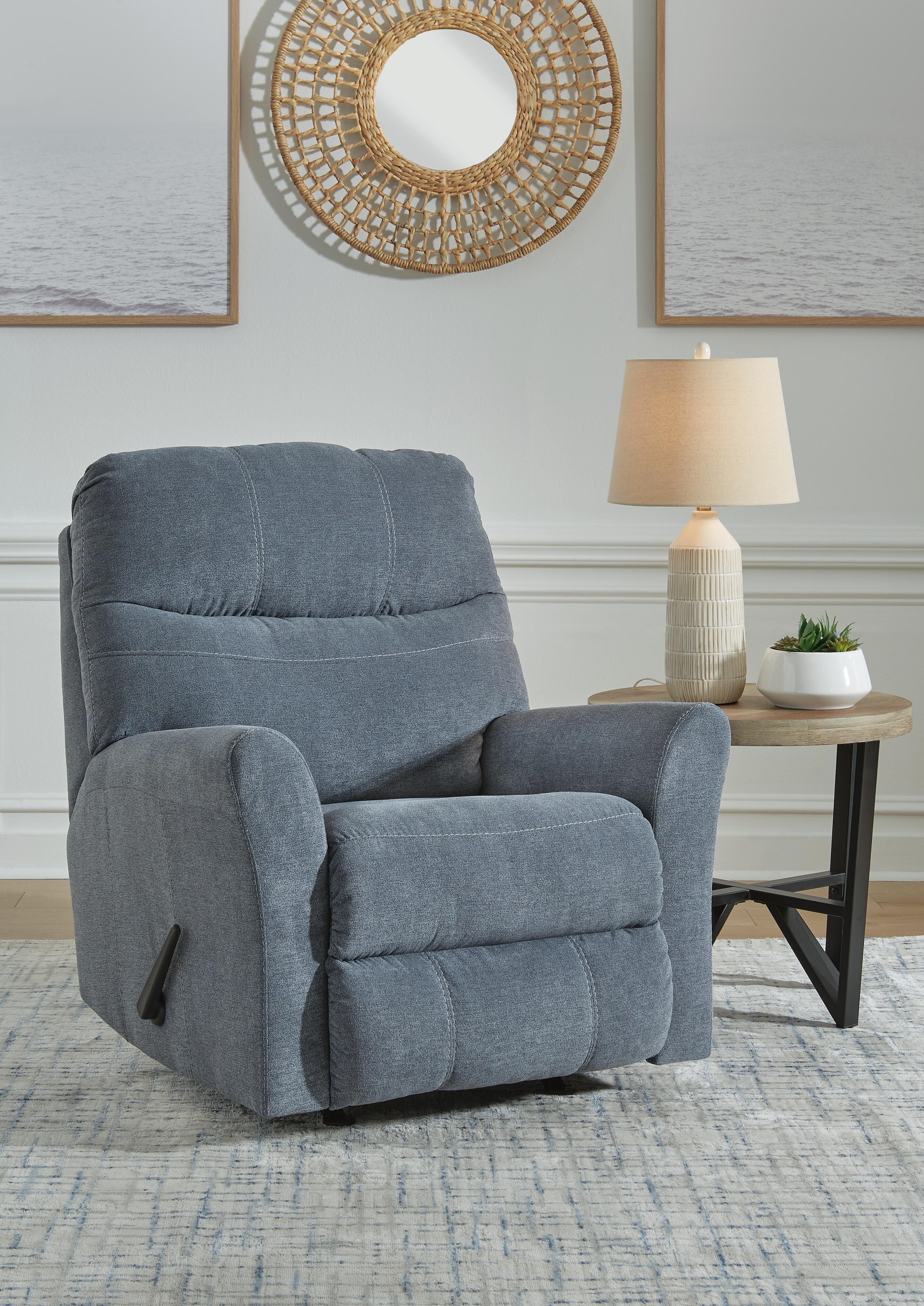 Marleton Recliner, Denim, large