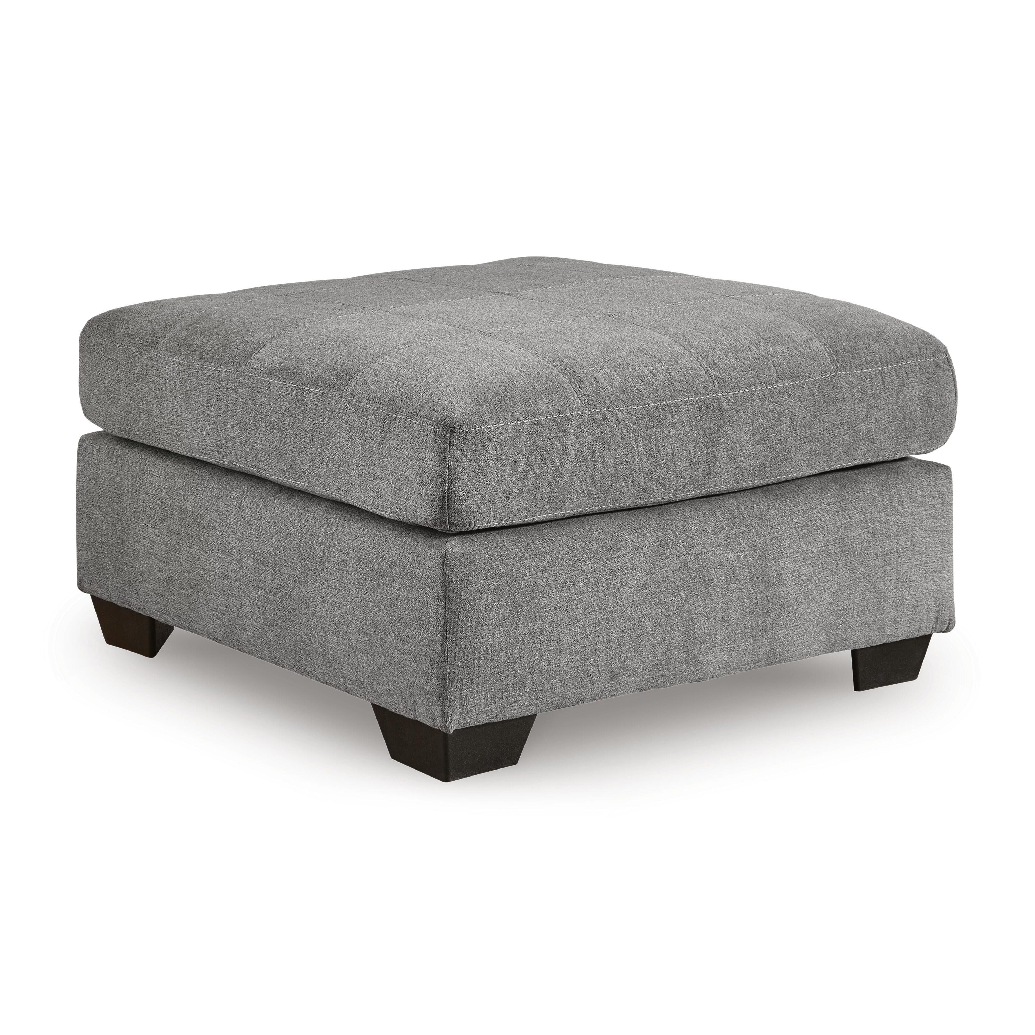 Marleton Oversized Accent Ottoman, Gray, large
