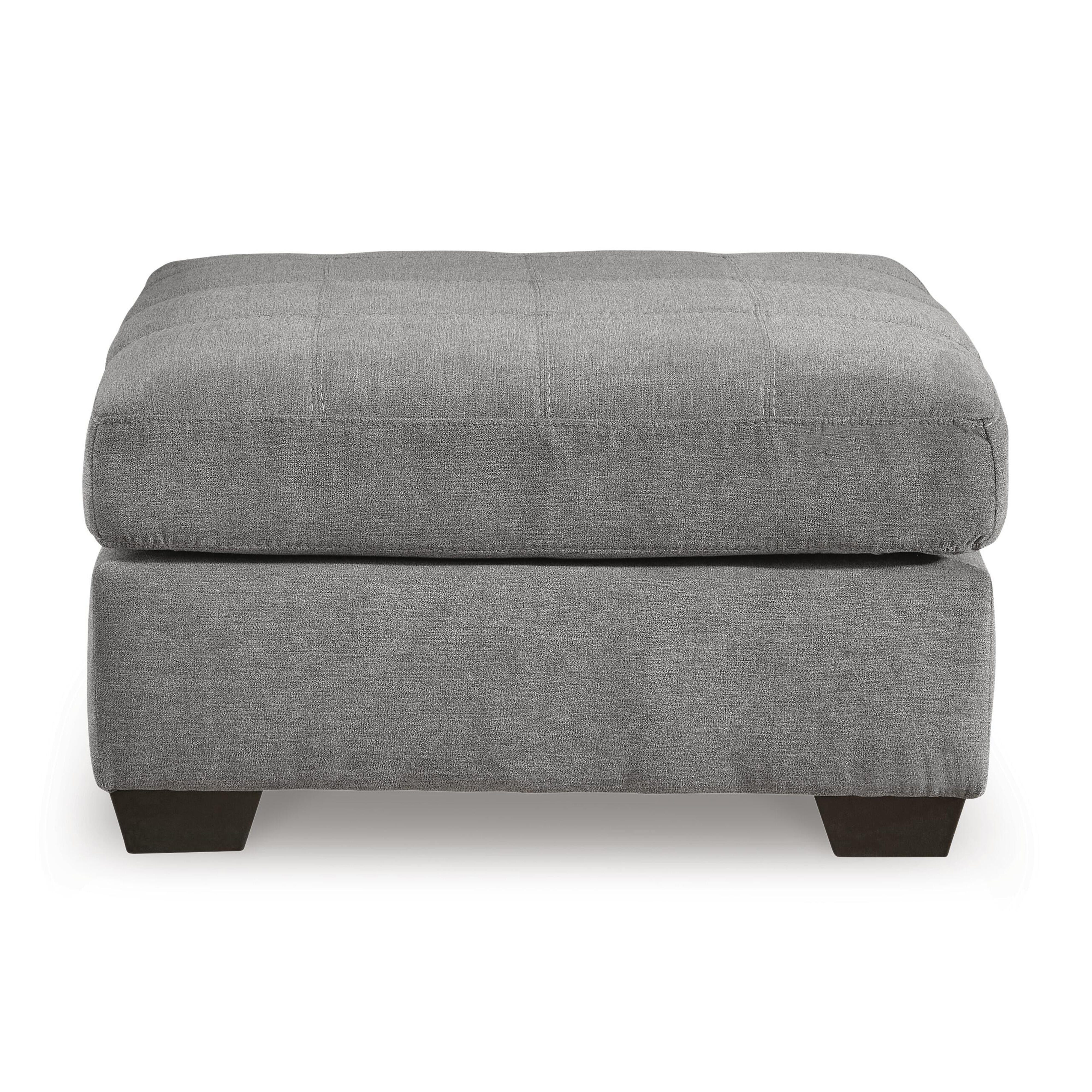 Marleton Oversized Accent Ottoman, Gray, large