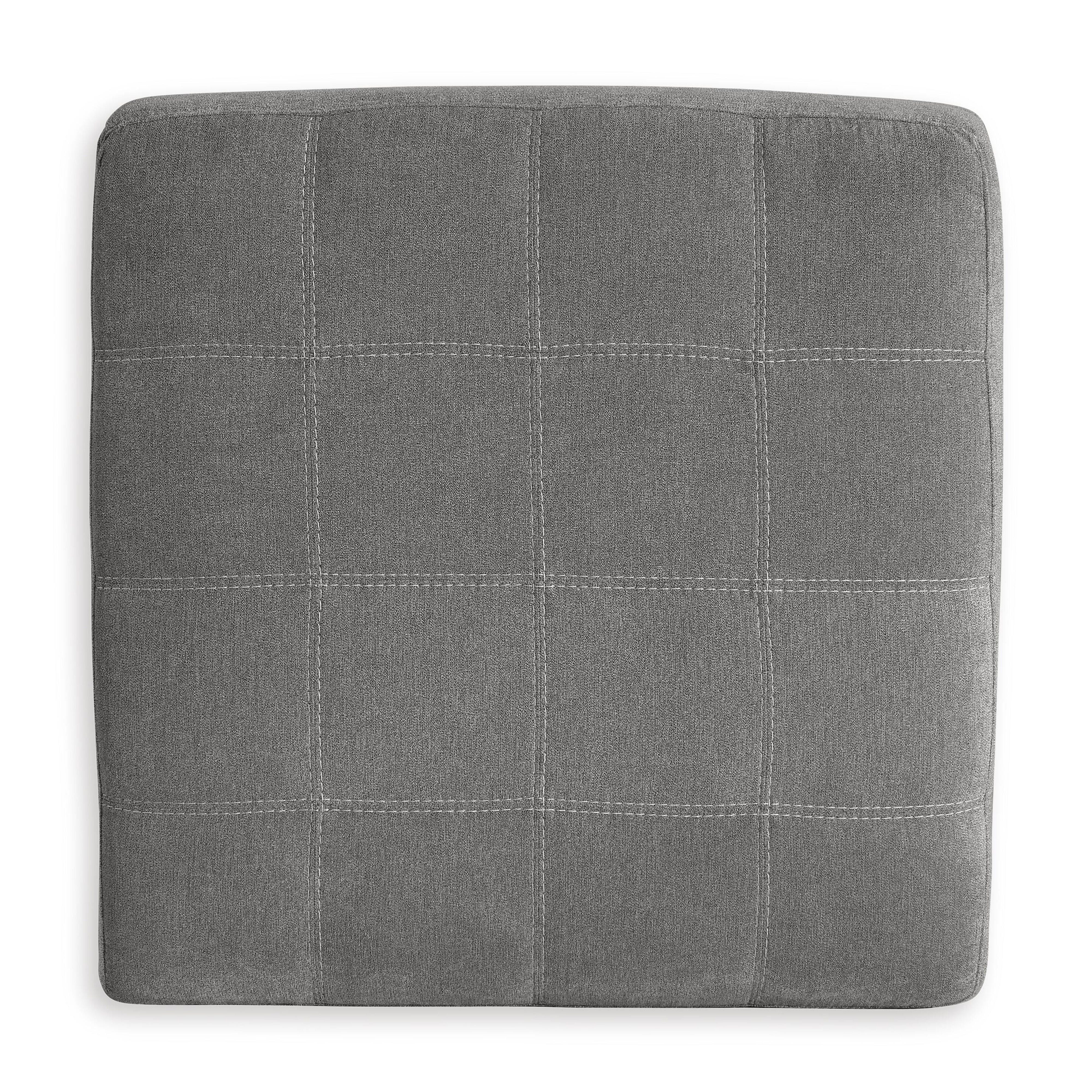 Marleton Oversized Accent Ottoman, Gray, large