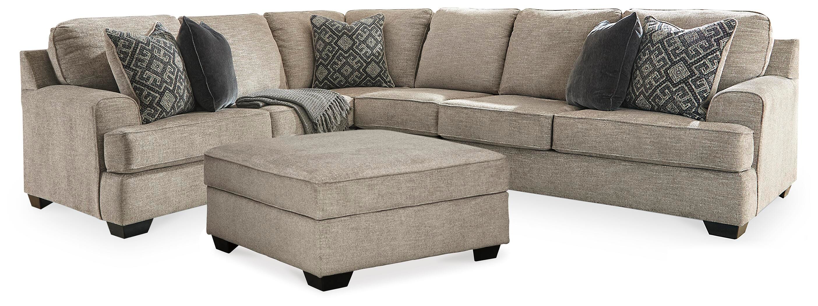 Bovarian 3-Piece Sectional and Ottoman - image 1