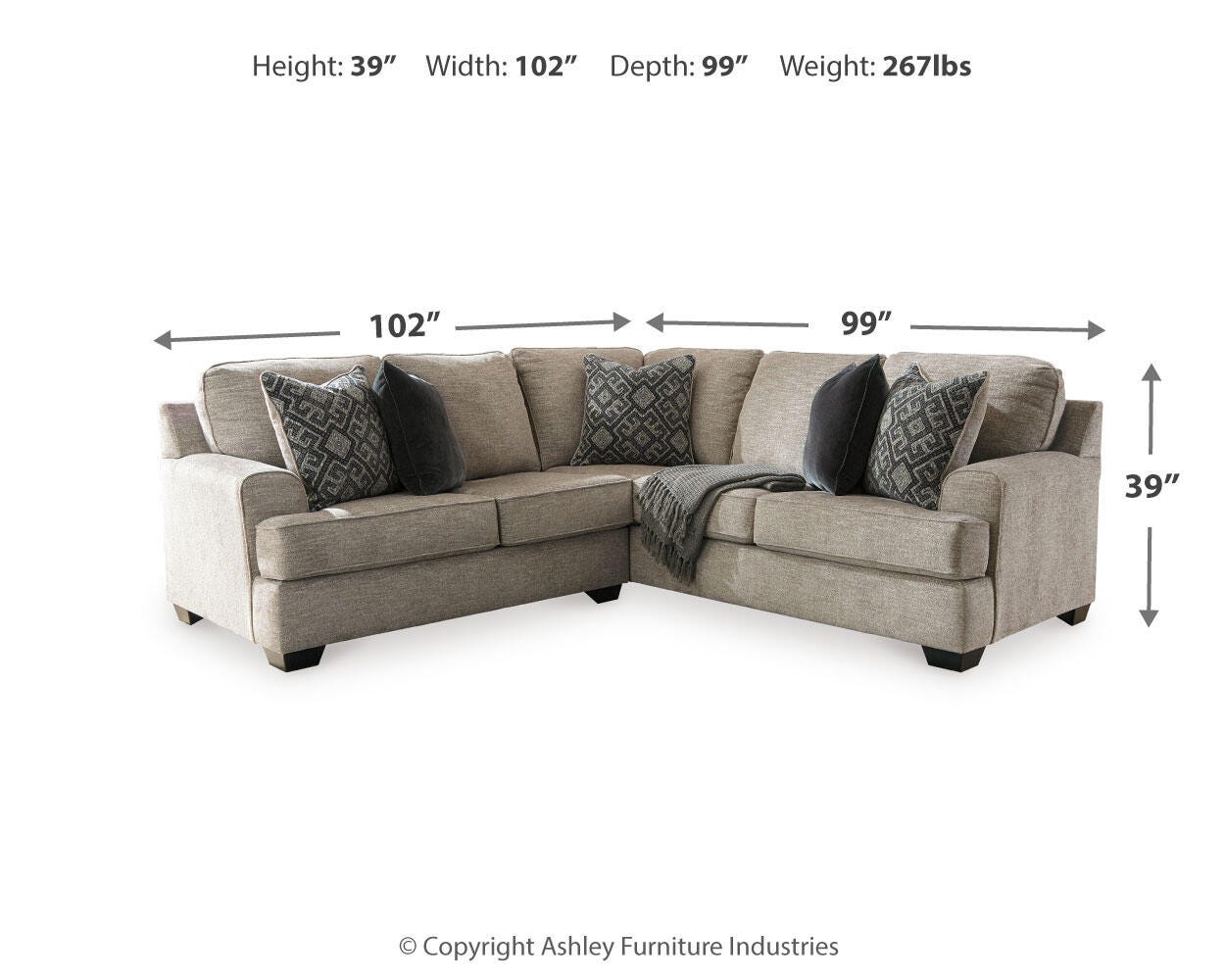 Bovarian 2-Piece Sectional - image 3