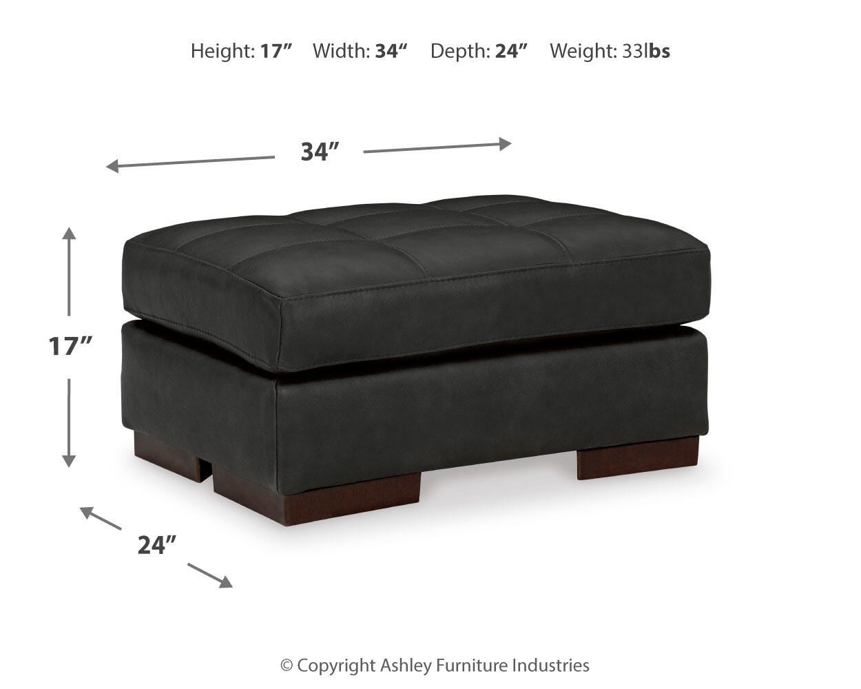 Luigi Oversized Chair and Ottoman - image 11