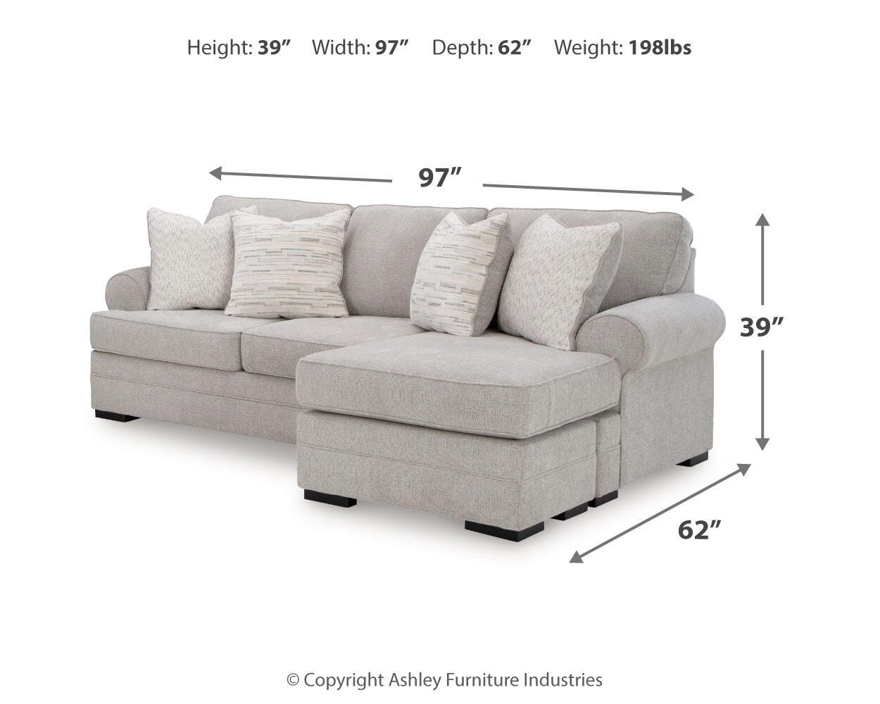Eastonbridge Sofa Chaise - image 4