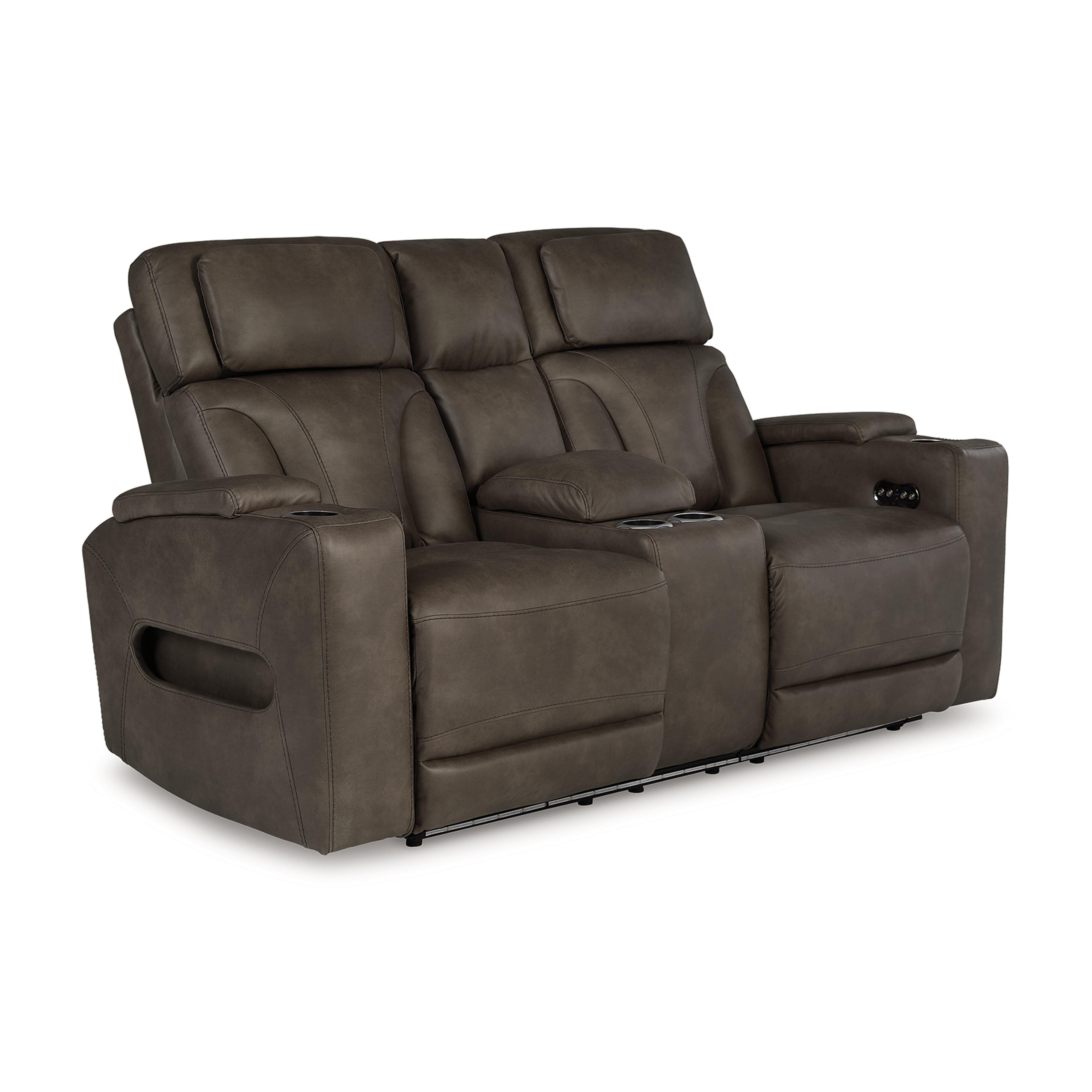 Warrior Peak Power Reclining Loveseat with Console - image 4
