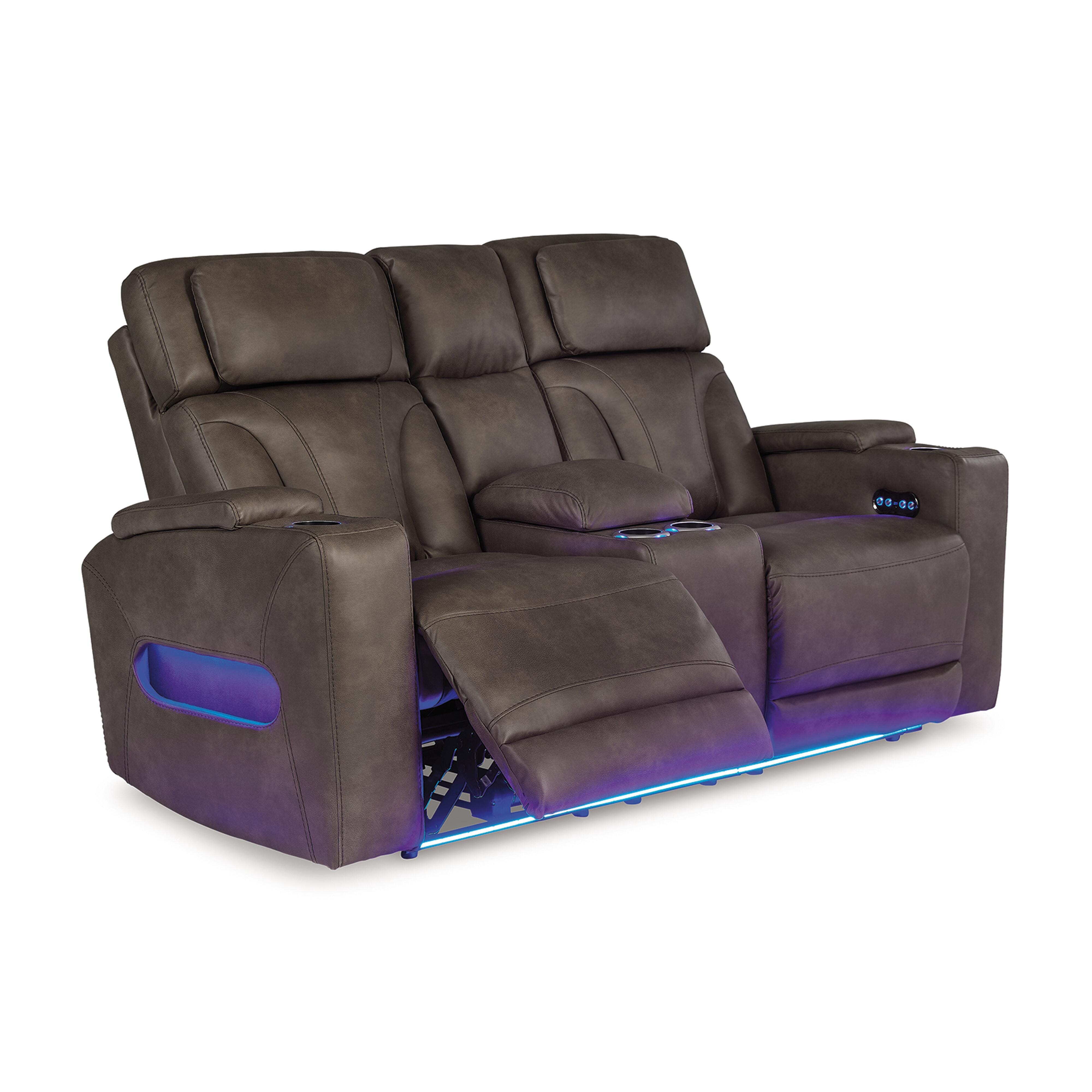 Warrior Peak Power Reclining Loveseat with Console - image 5
