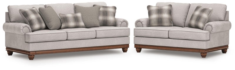 Stoughton Sofa and Loveseat, Sandstone
