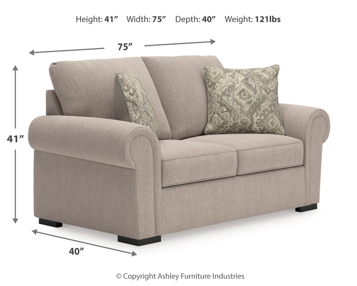 Sararose Dimensions