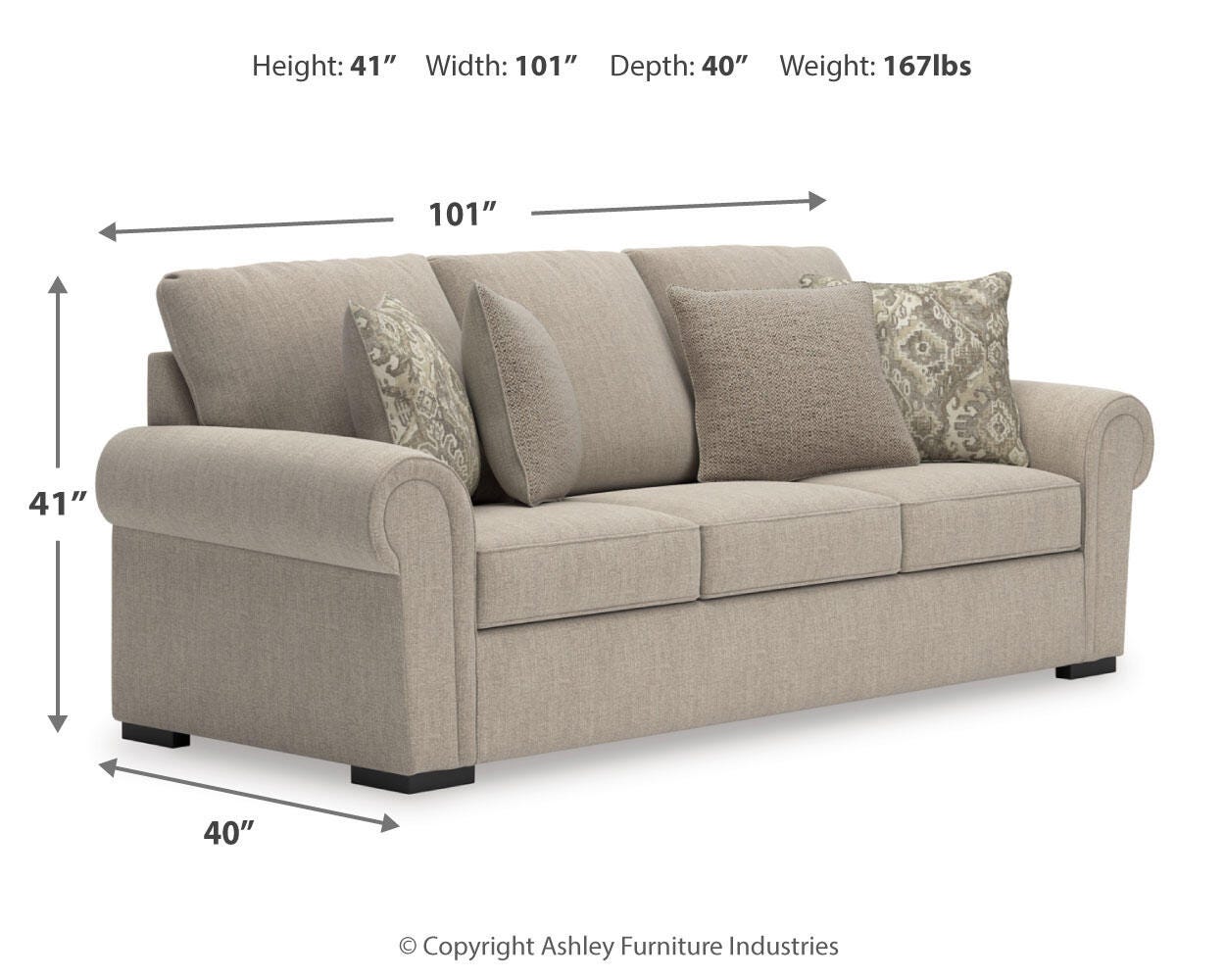 Sararose Dimensions