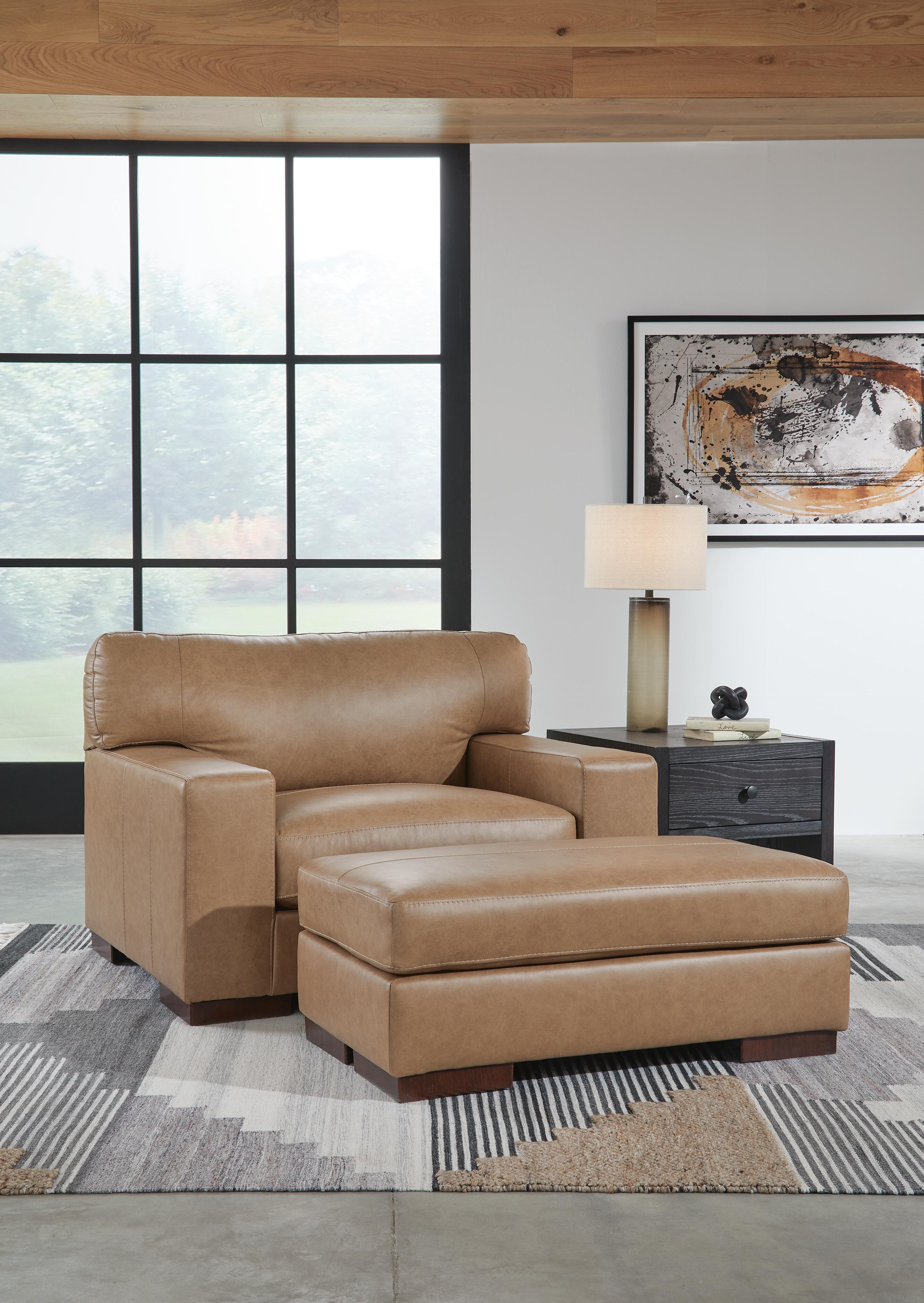 Sofá, diván, sillón grande y otomana Lombardia - image 24