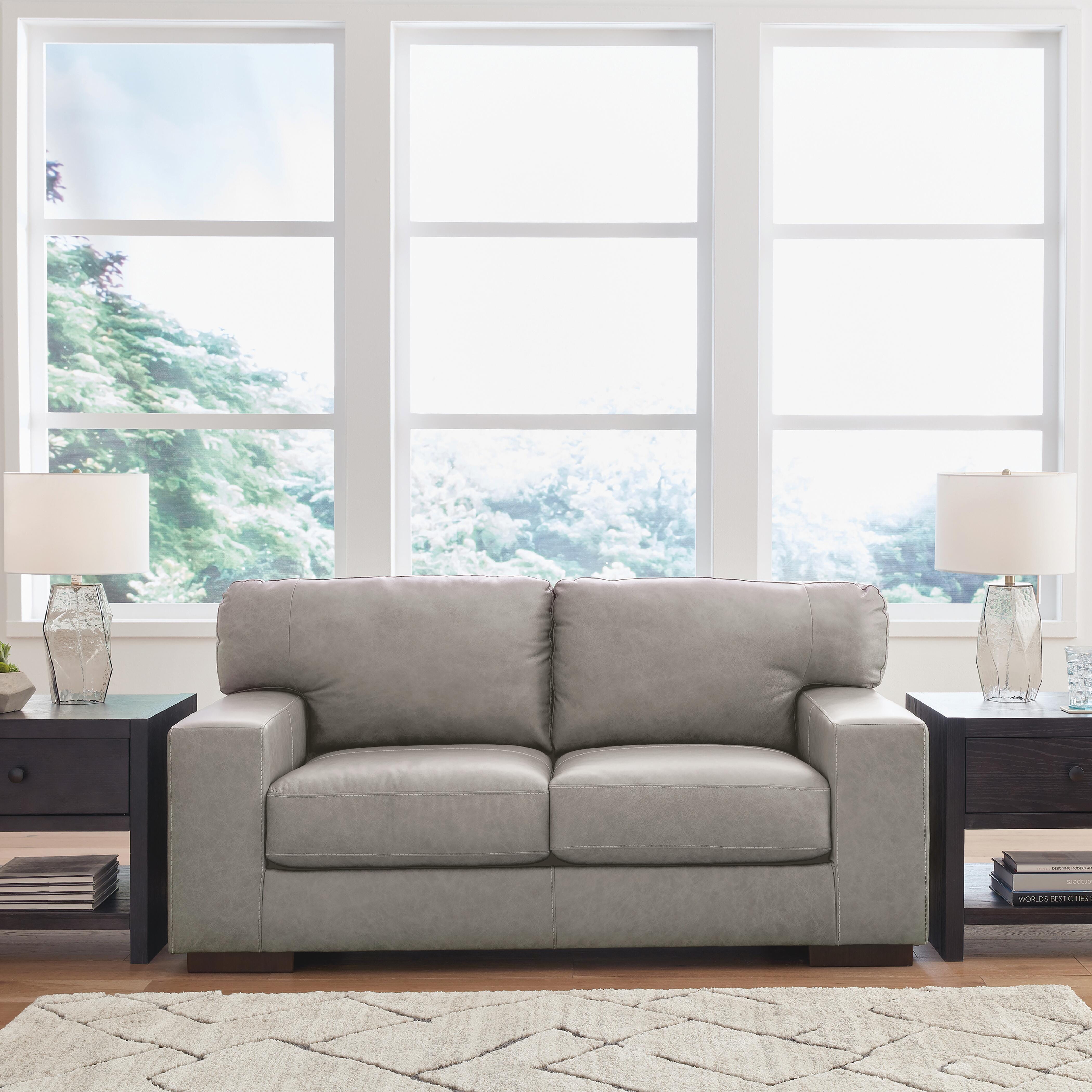 Lombardia Loveseat, Fossil, large