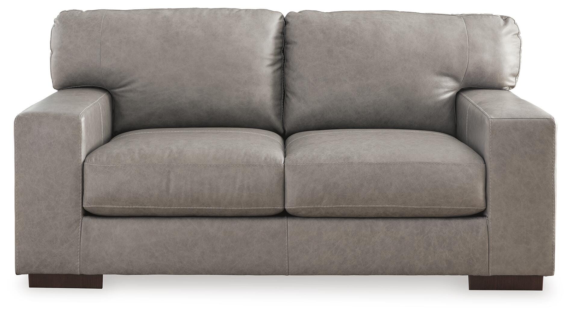 Lombardia Leather Loveseat