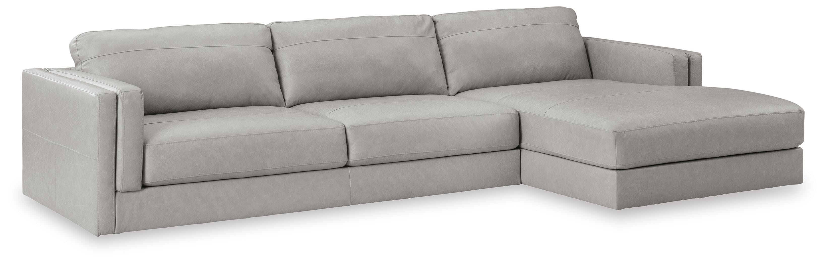Amiata 2-Piece Sectional with Chaise, Glacier, large