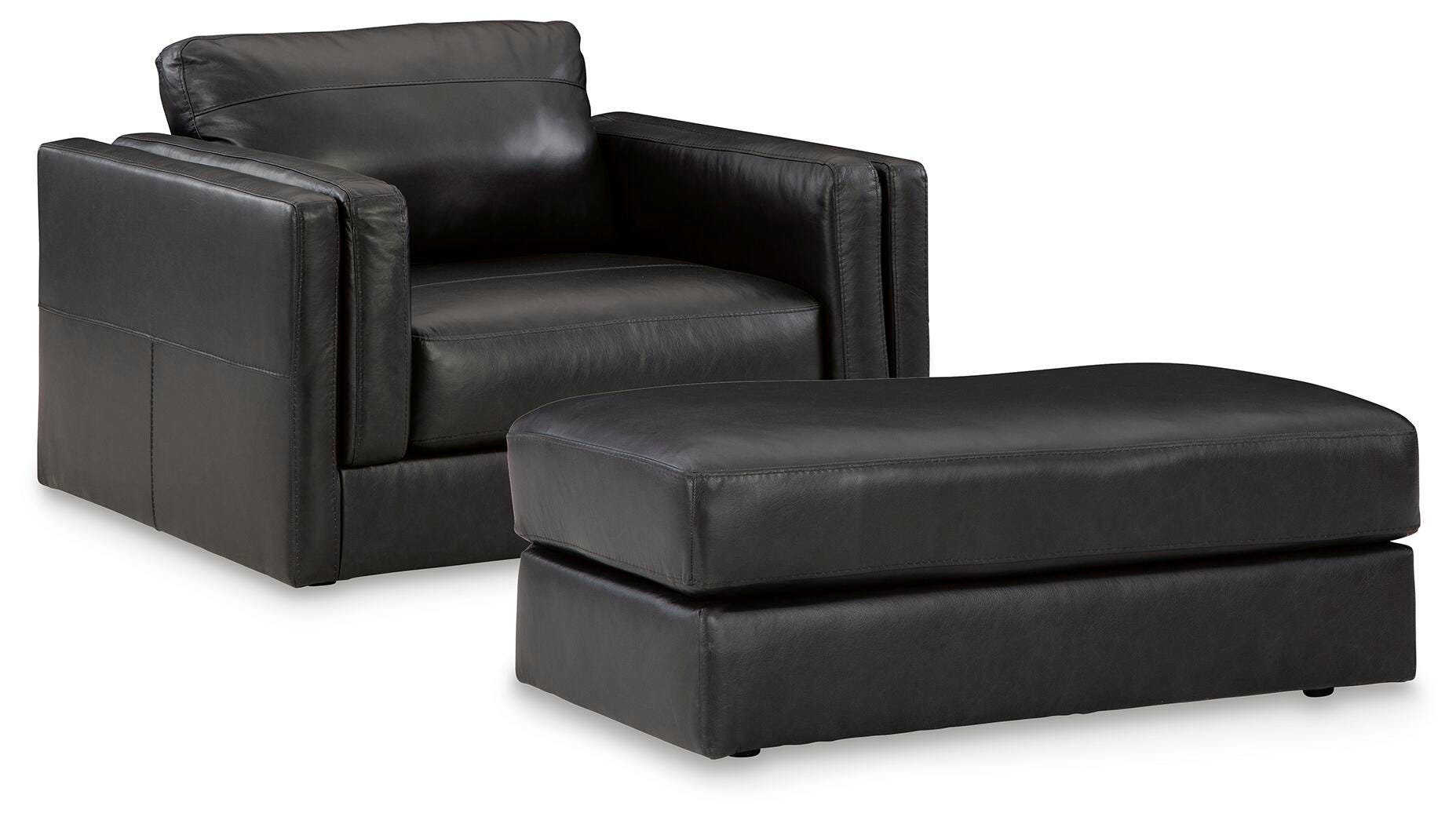 Amiata Oversized Chair and Ottoman - image 2