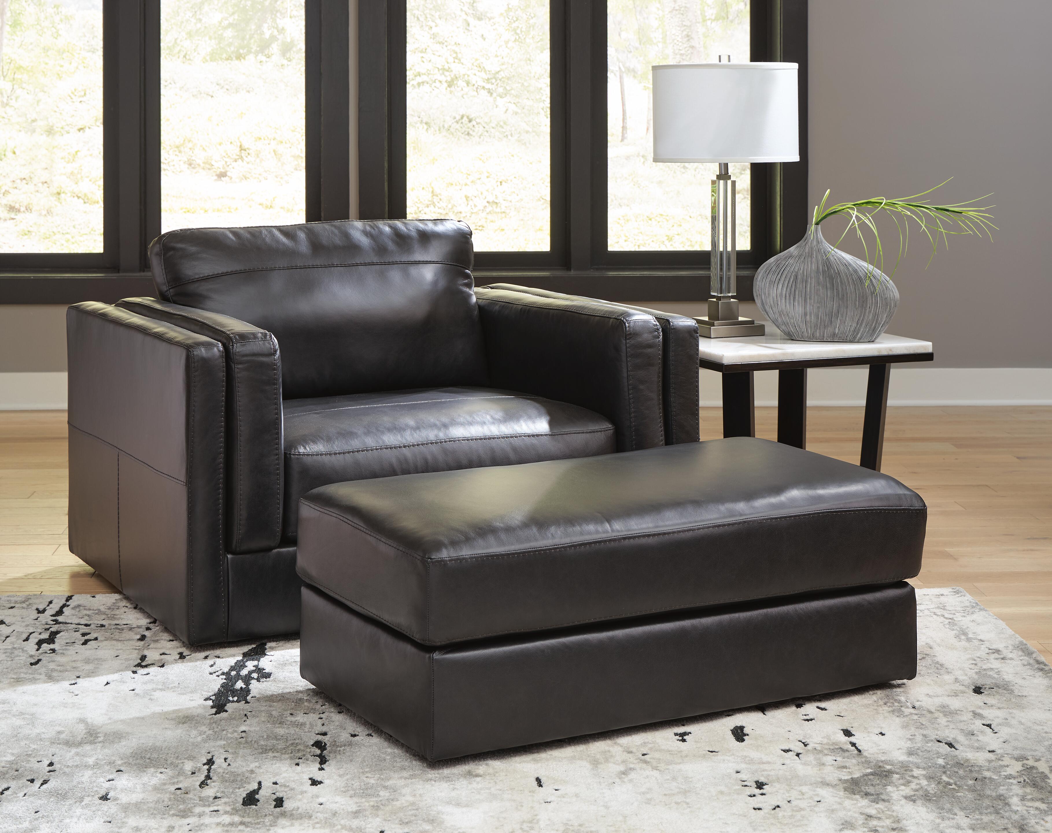 Amiata Oversized Chair and Ottoman - image 1