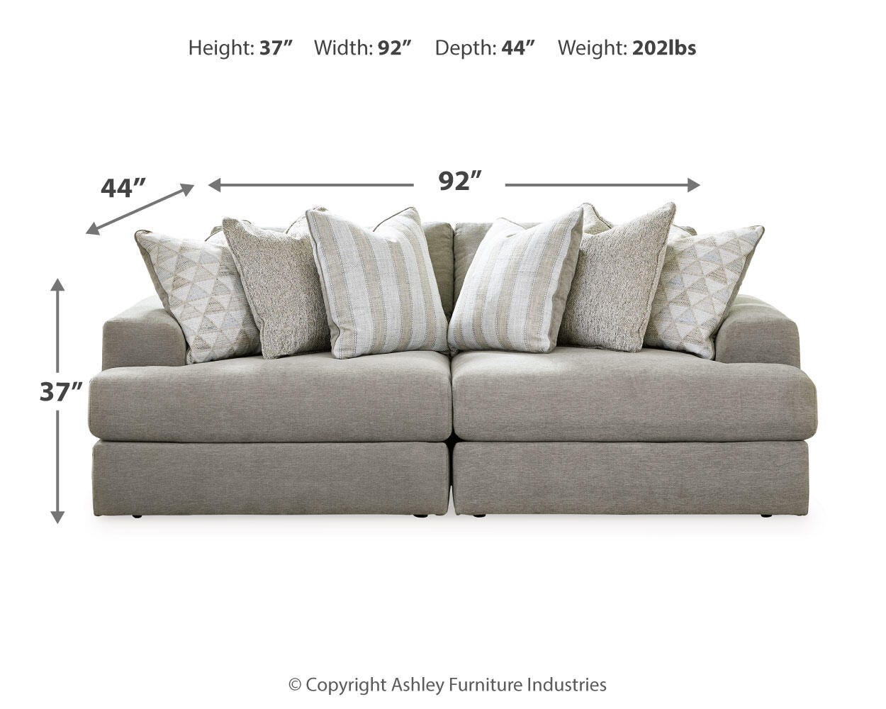 Avaliyah 2-Piece Sectional Loveseat - image 3