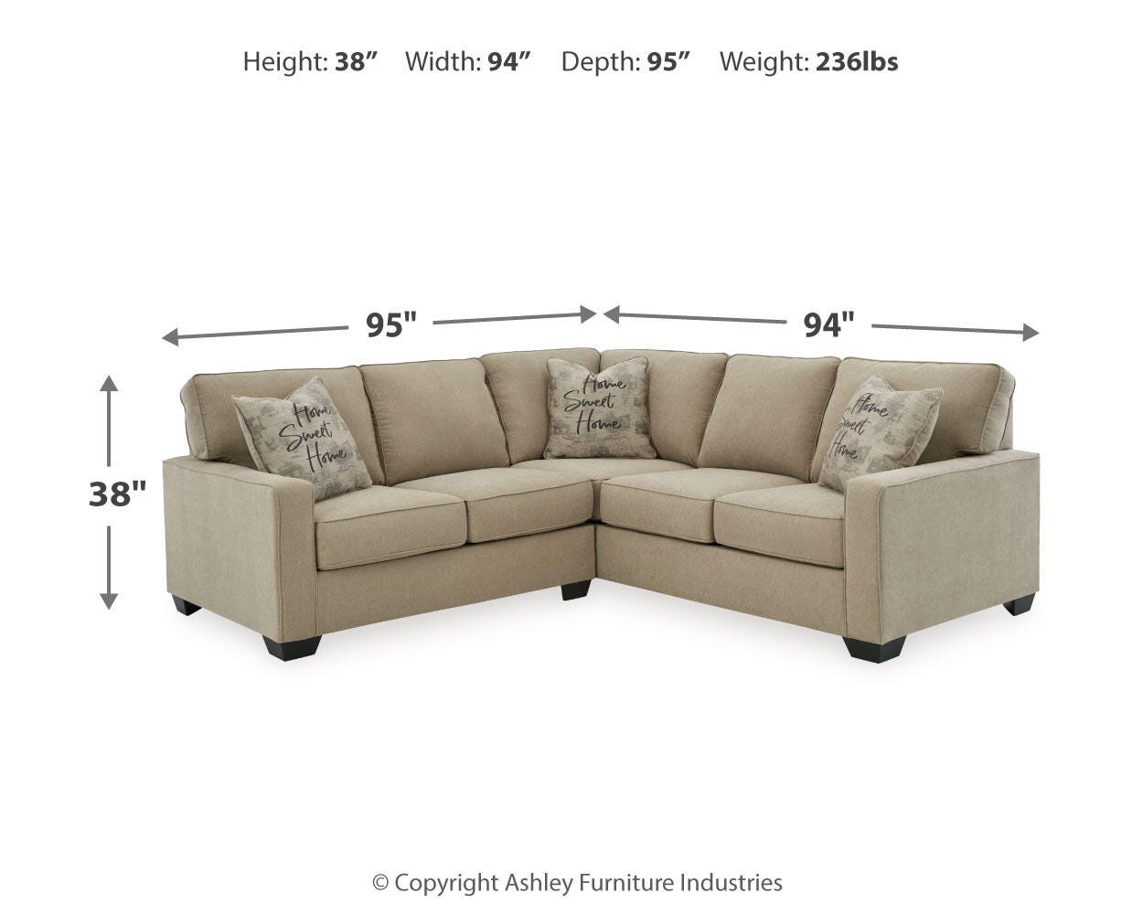 Lucina 2-Piece Sectional - image 4