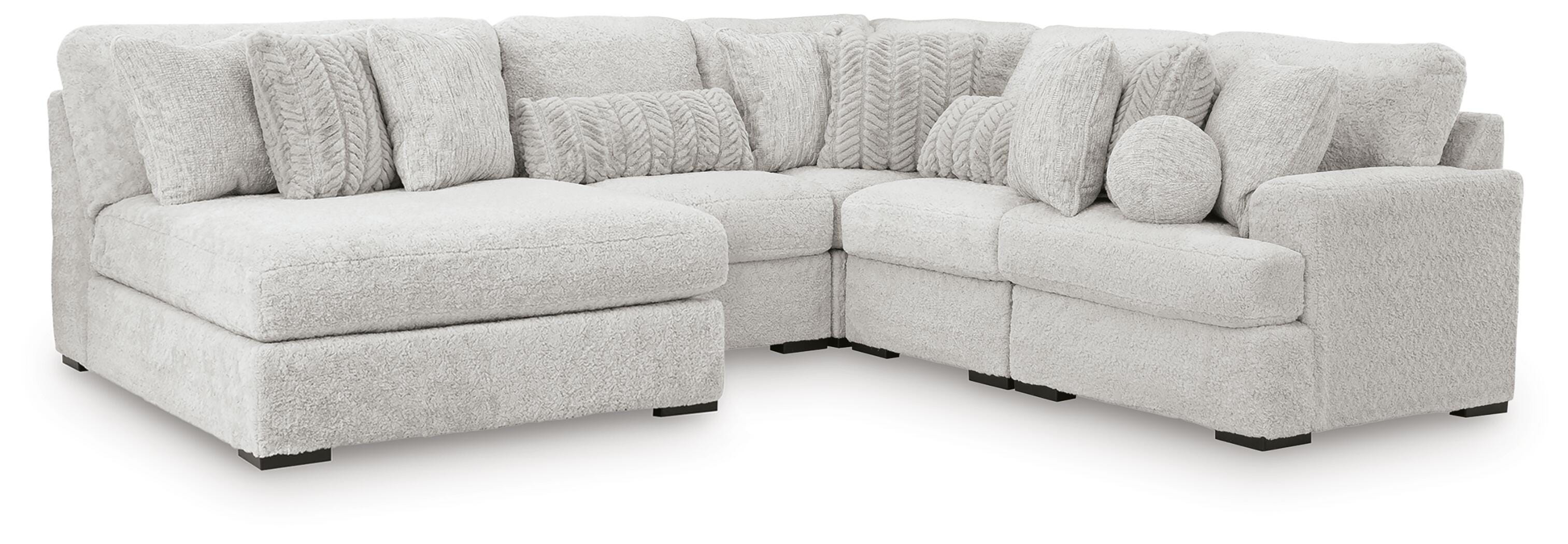 Snodoodle 5-Piece Sectional with Chaise - Arctic