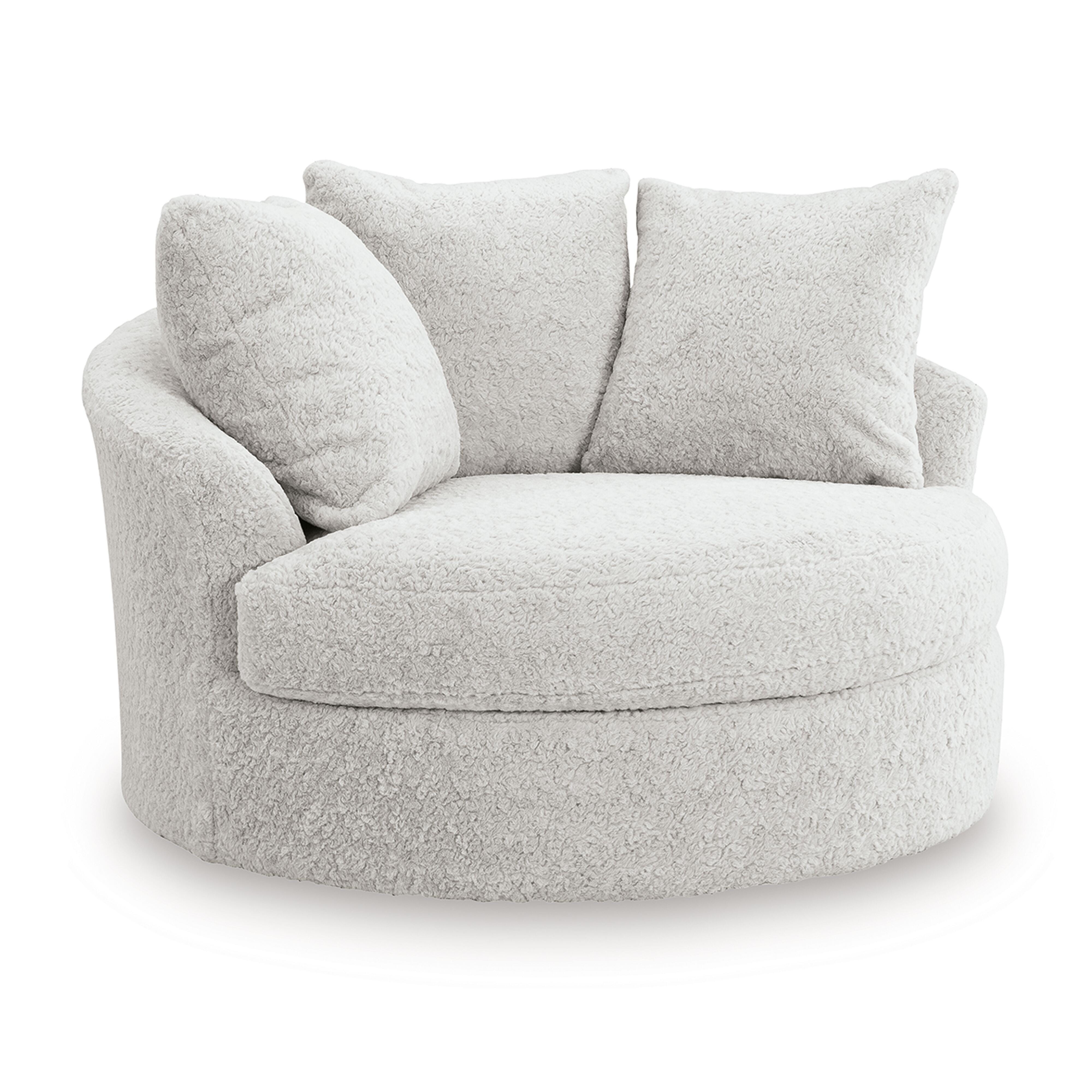 Snodoodle Oversized Swivel Accent Chair, , large