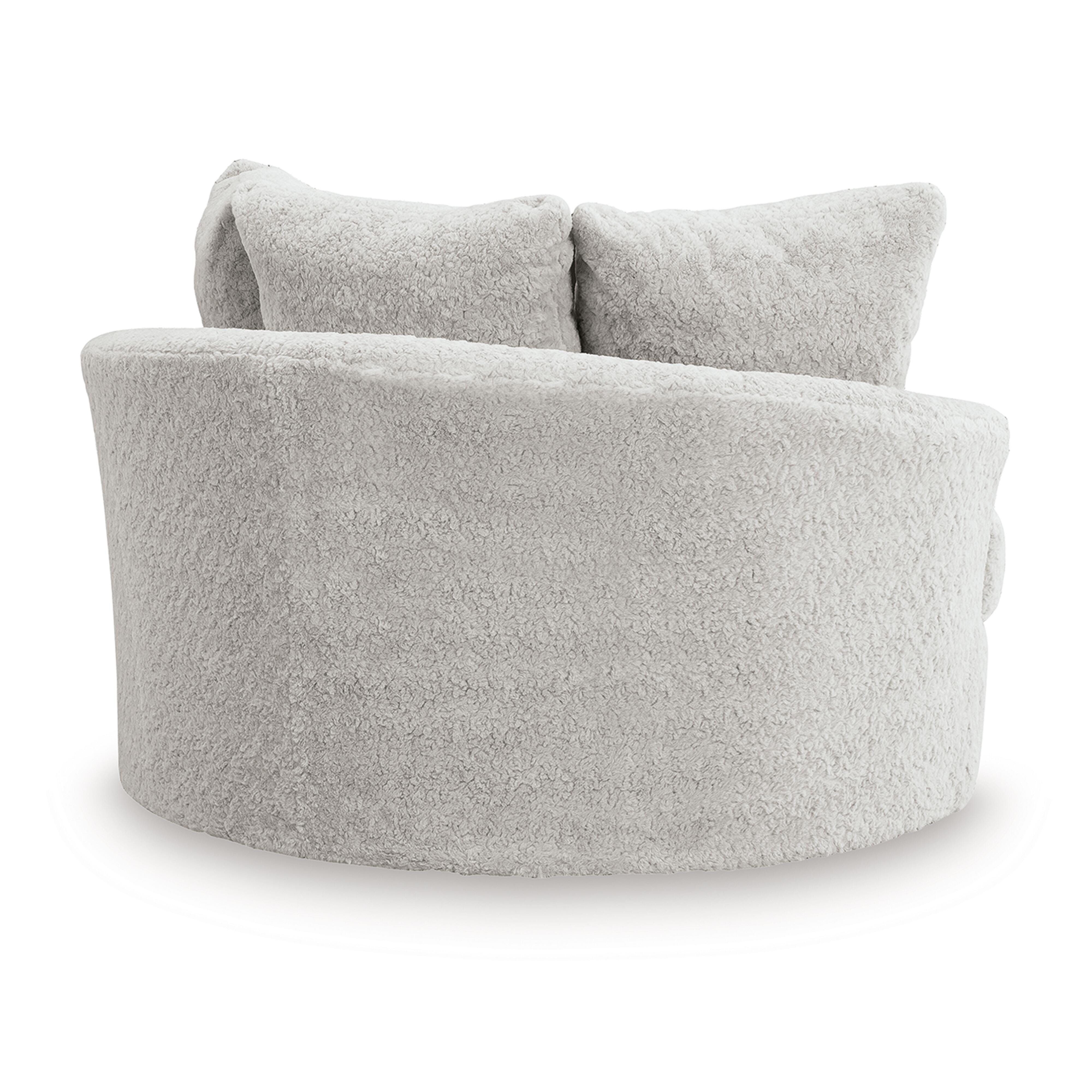 Snodoodle Oversized Swivel Accent Chair, , large