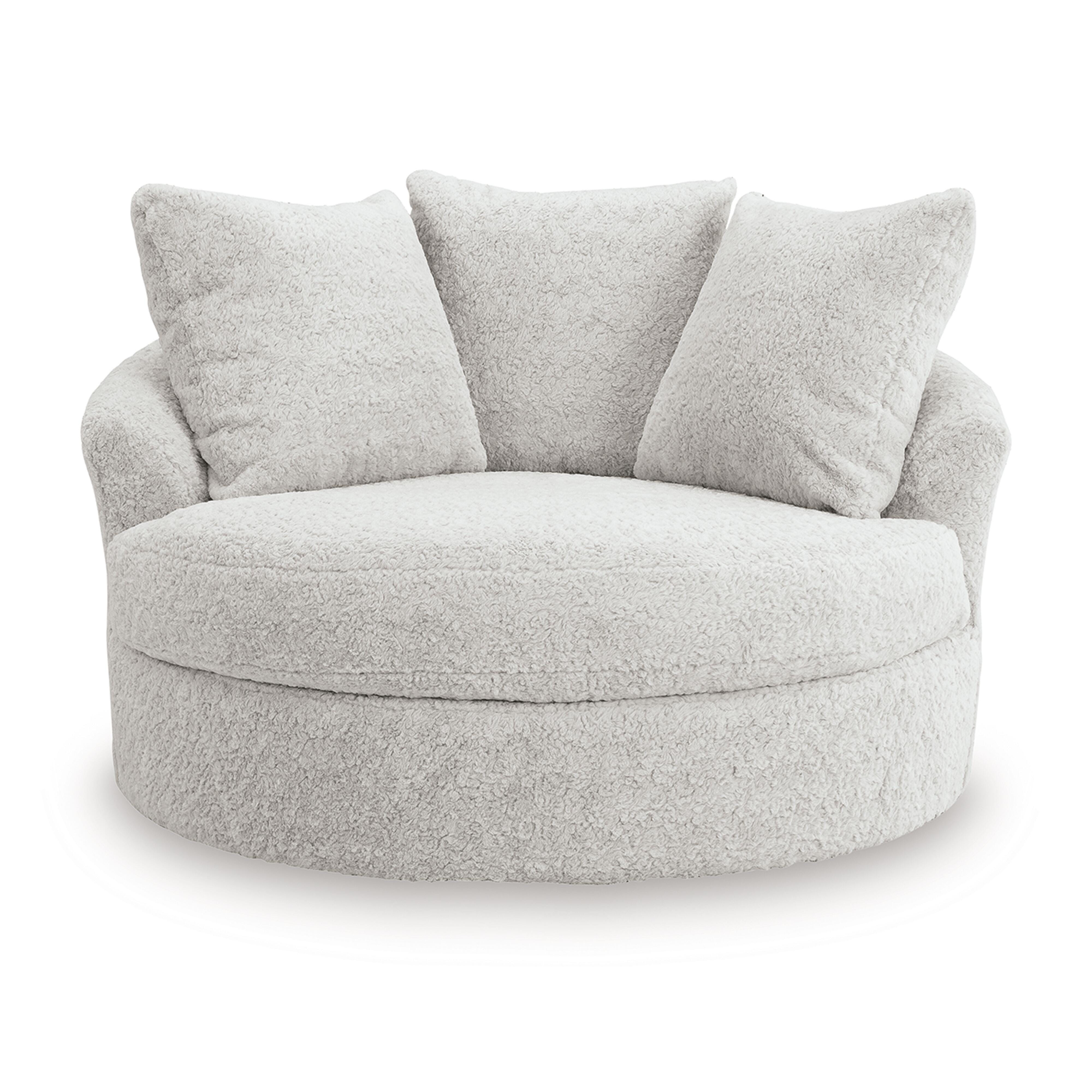 Snodoodle Oversized Swivel Accent Chair, , large