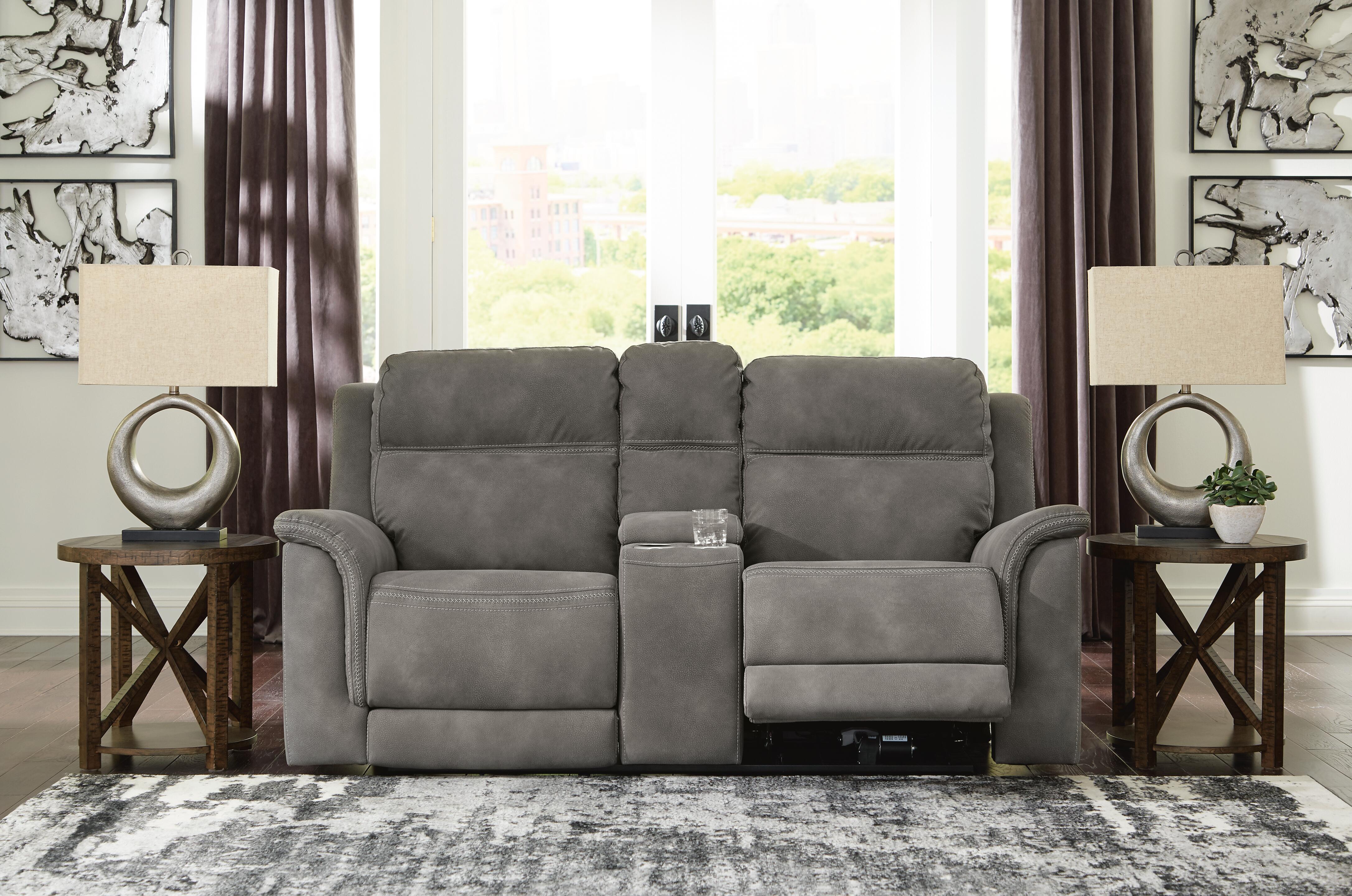 Next-Gen DuraPella Power Reclining Loveseat with Console - image 1
