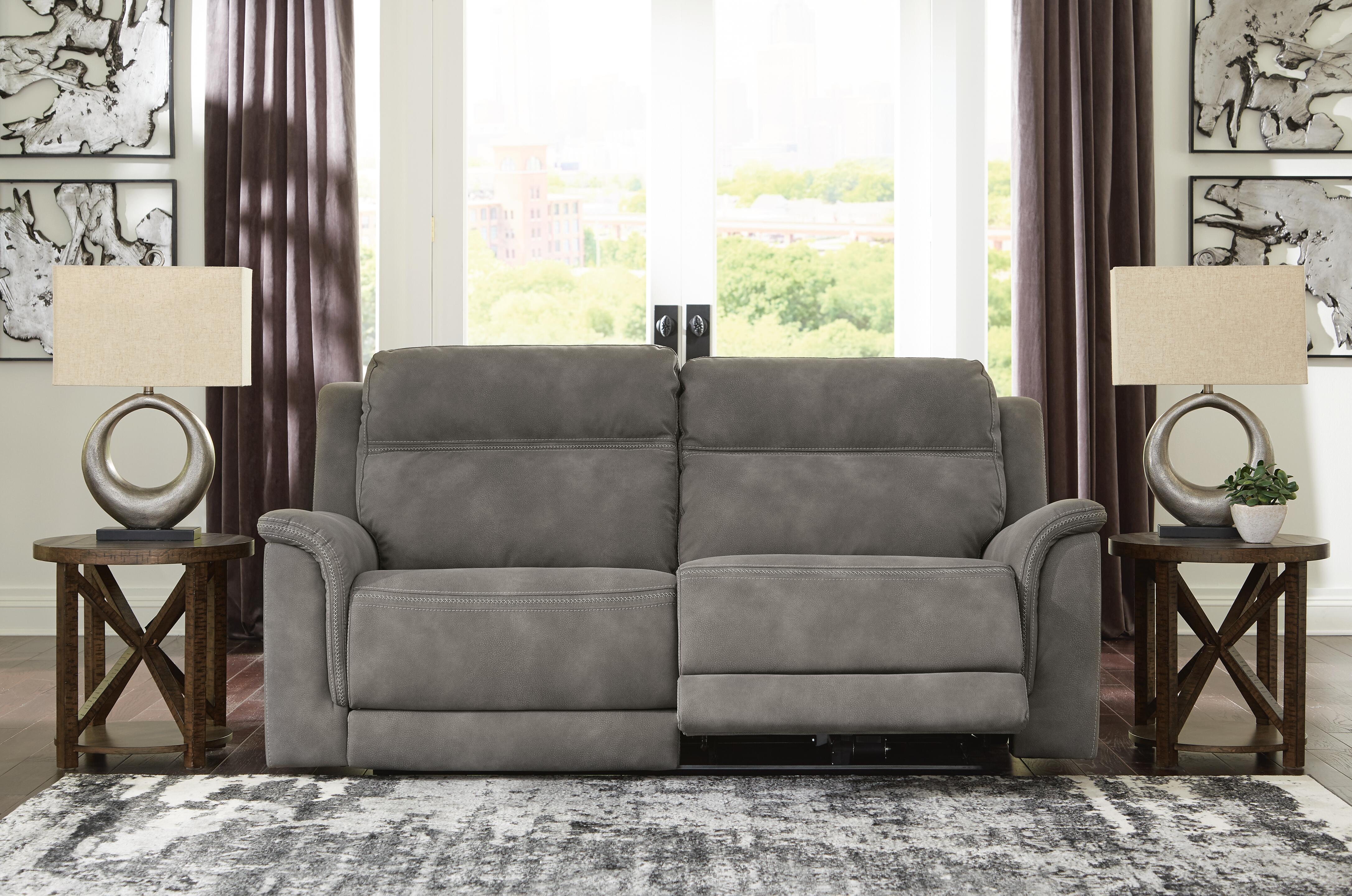 Next-Gen Durapella Power Reclining Sofa, Slate, rollover