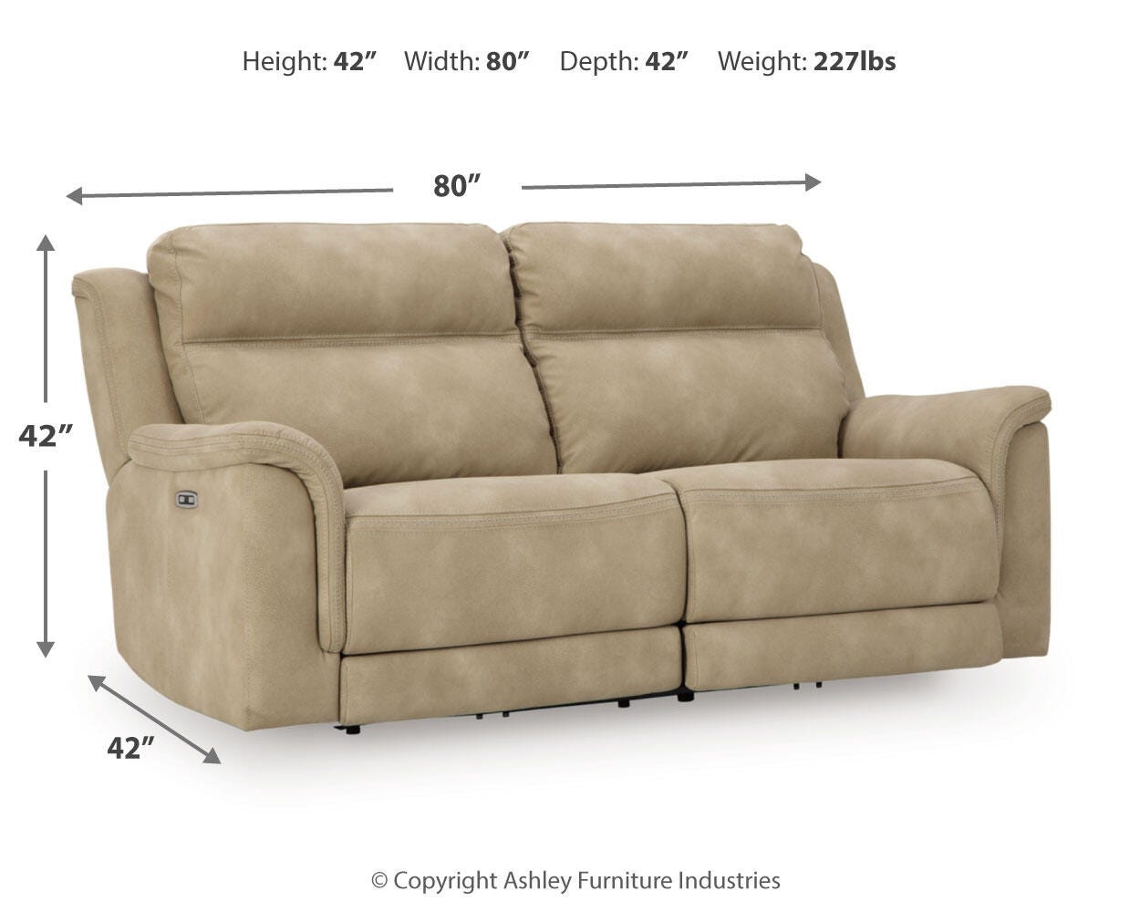 Next-Gen DuraPella Power Reclining Sofa - image 4