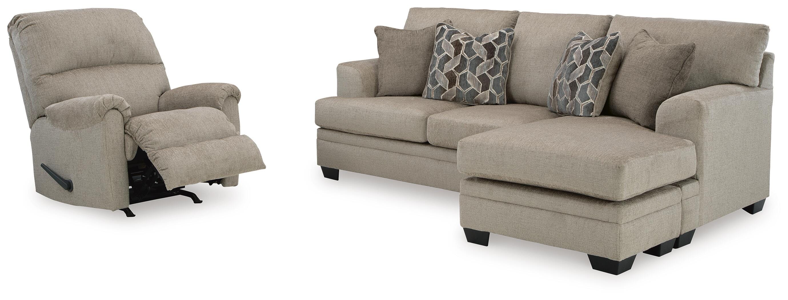 Sofá-chaise y sillón reclinable Stonemeade - image 3