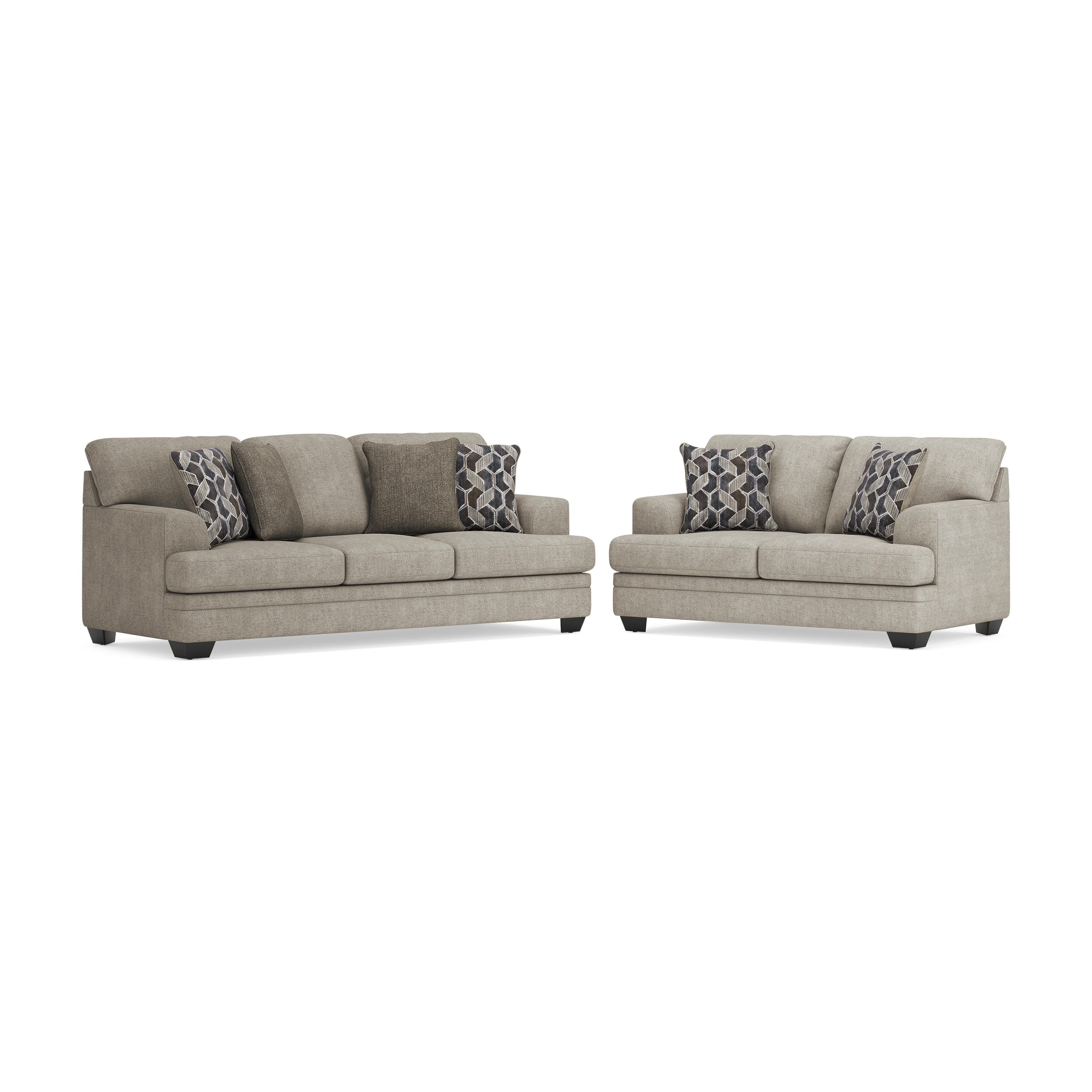 Stonemeade Sofa and Loveseat, Taupe, large