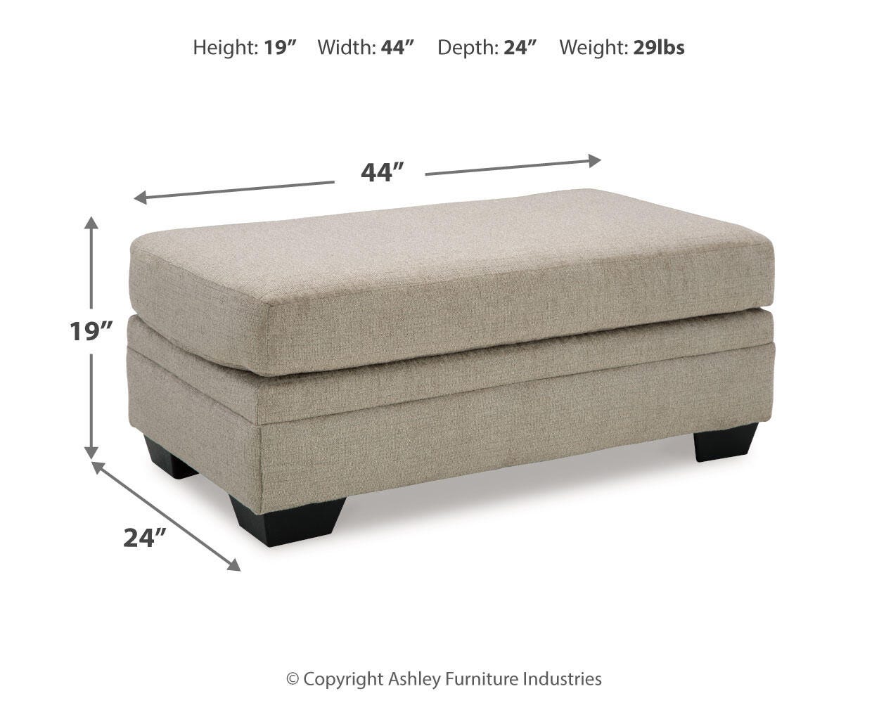 Stonemeade Ottoman - image 4