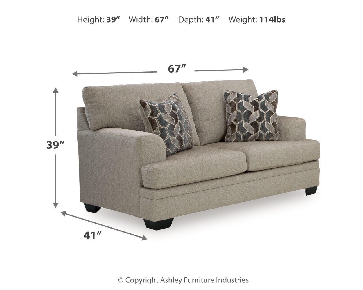 Stonemeade Loveseat - image 4