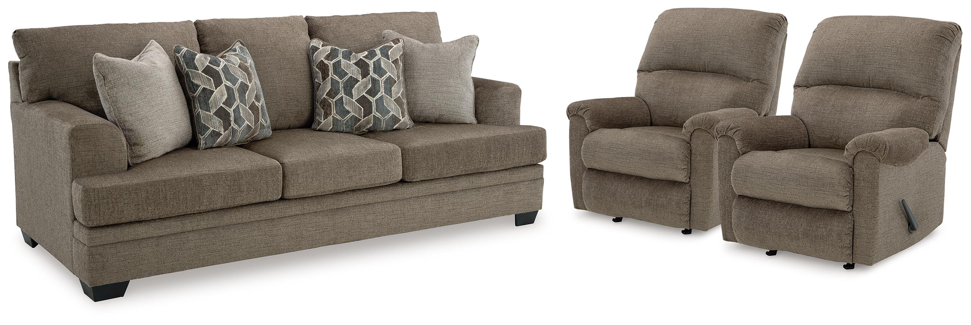 Stonemeade Sofa and 2 Recliners - image 1