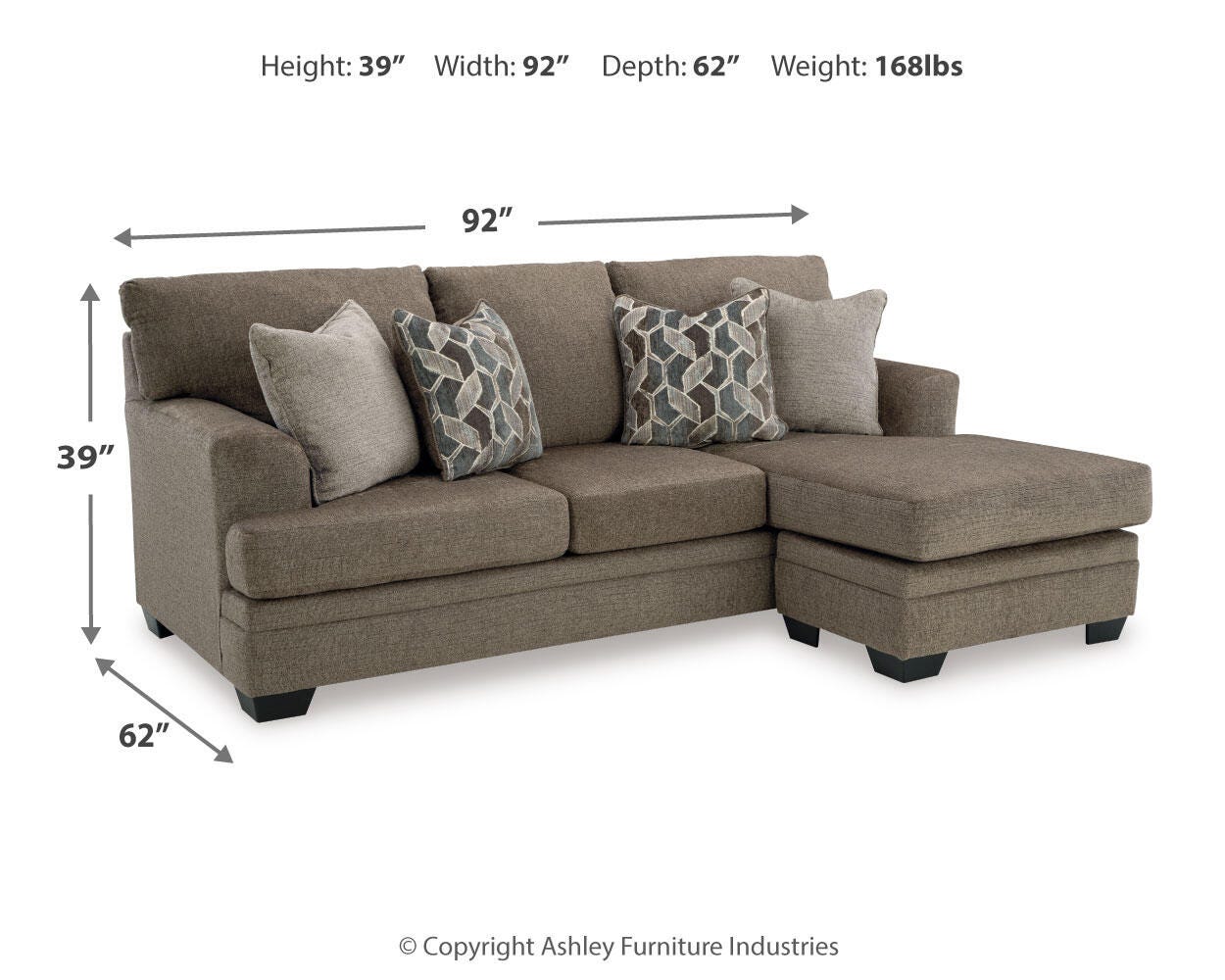 Stonemeade Sofa Chaise - image 4