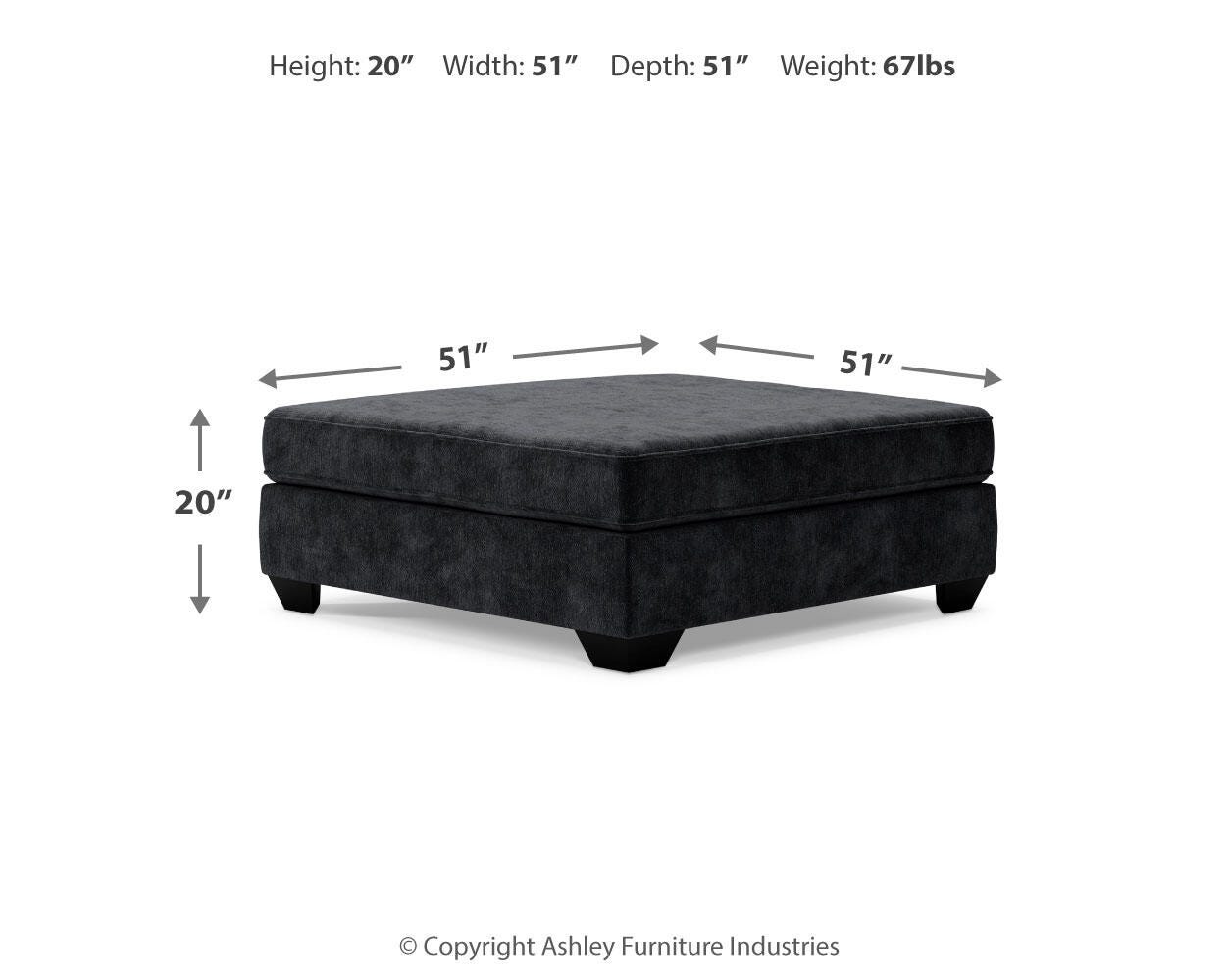 Lavernett Oversized Accent Ottoman - image 5