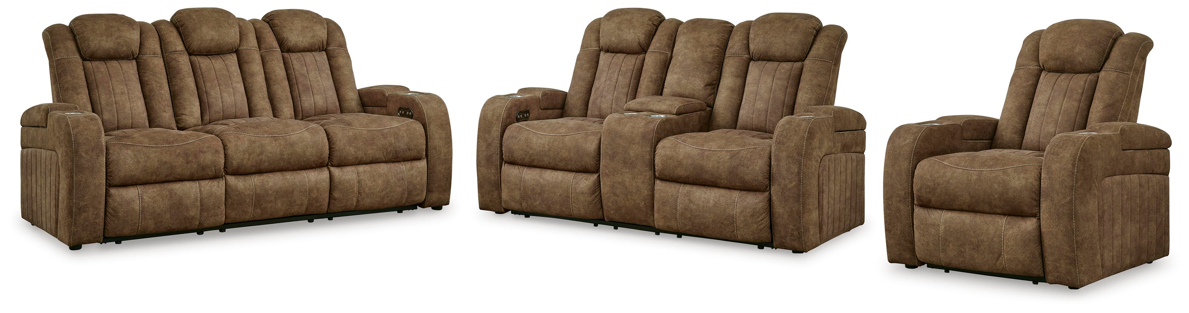 Wolfridge Power Reclining Sofa, Loveseat and Recliner - image 2