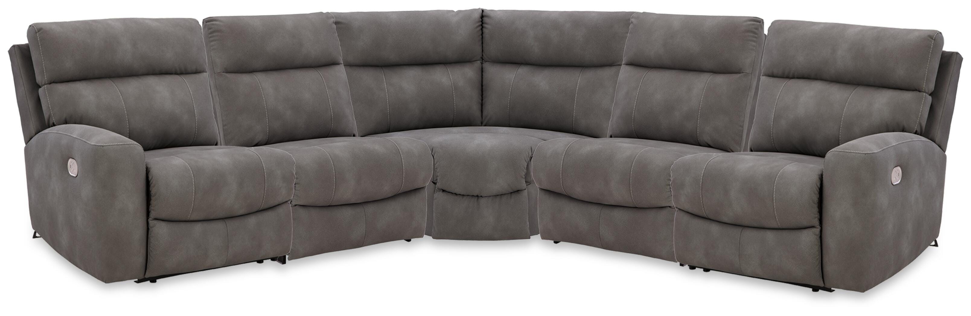 Seccional reclinable eléctrico de 5 piezas Durapella de nueva generación - image 1